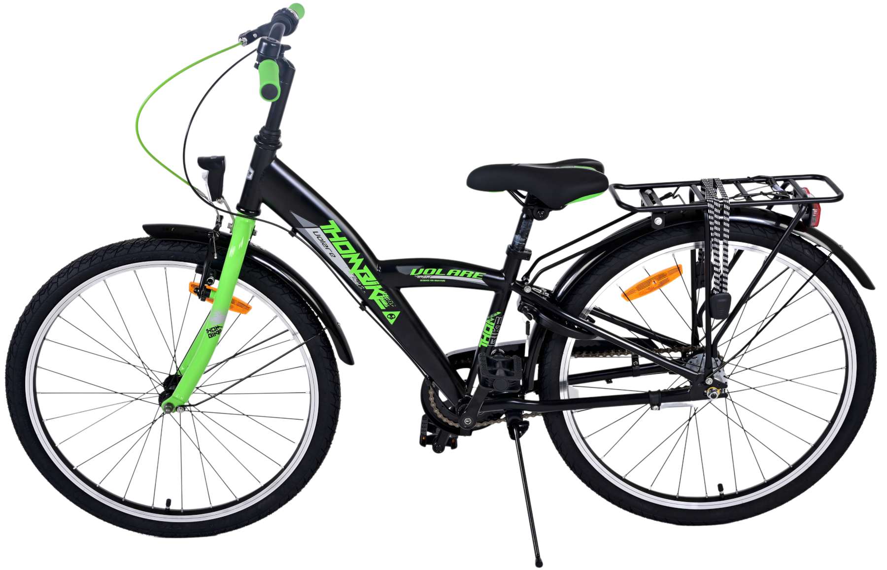 Volare Thombike Kinderfiets - Jongens - 24 inch - Groen Zwart - 3 versnellingen 9 Volare Thombike Kinderfiets - Jongens - 24 inch - Groen Zwart - 3 versnellingen - Afbeelding 9