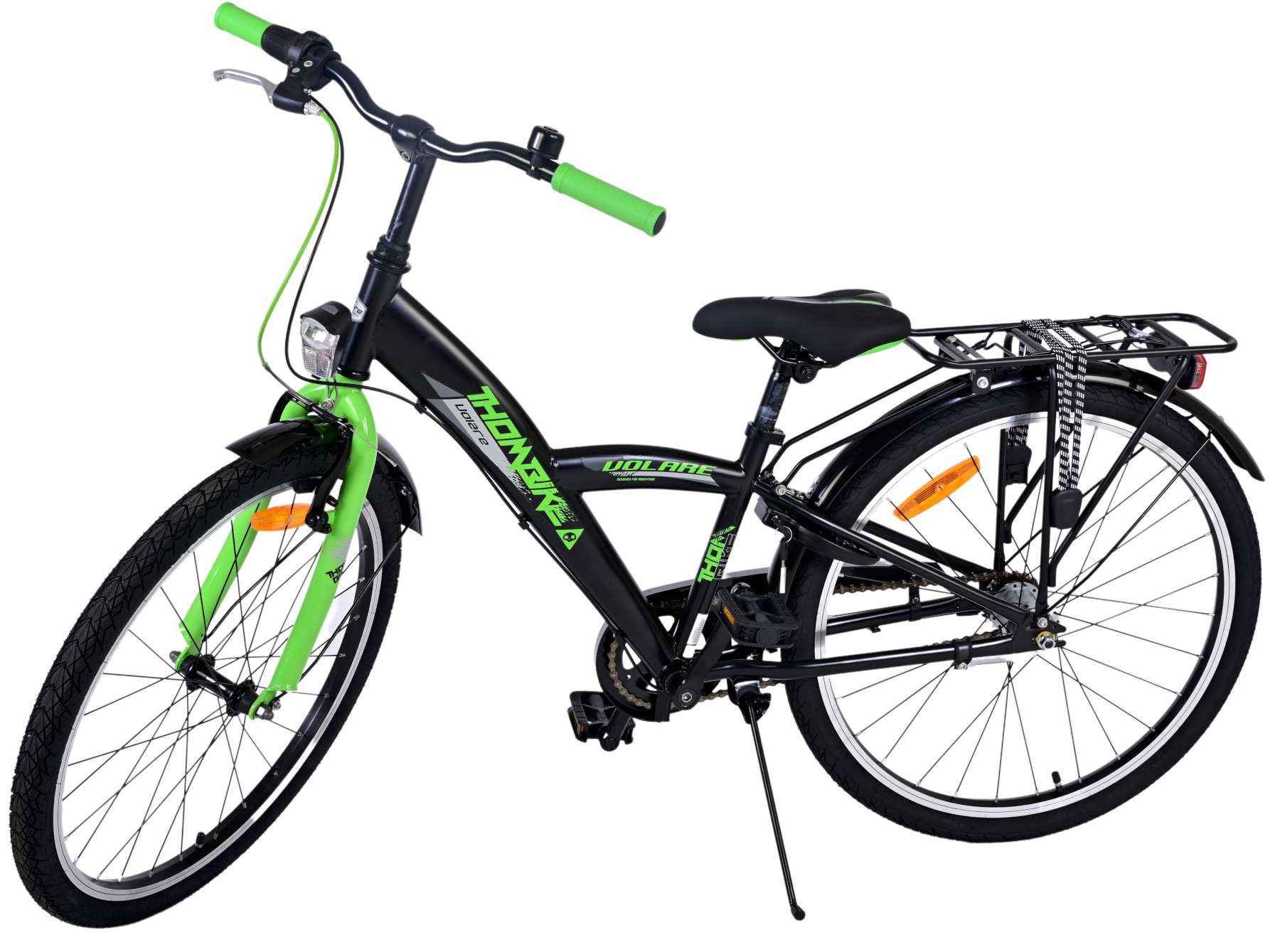 Volare Thombike Kinderfiets - Jongens - 24 inch - Groen Zwart - 3 versnellingen 10 Volare Thombike Kinderfiets - Jongens - 24 inch - Groen Zwart - 3 versnellingen - Afbeelding 10
