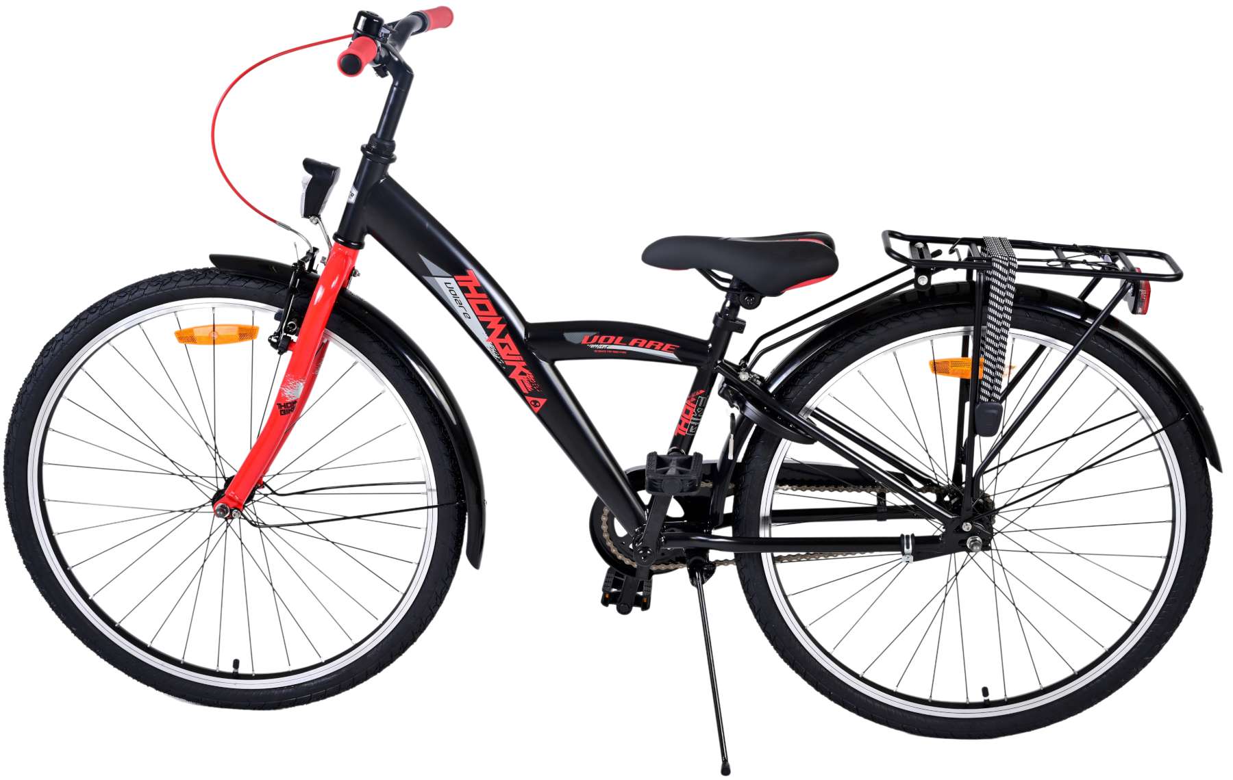 Volare Thombike Kinderfiets - Jongens - 26 inch - Zwart Rood 13 Volare Thombike Kinderfiets - Jongens - 26 inch - Zwart Rood - Afbeelding 13