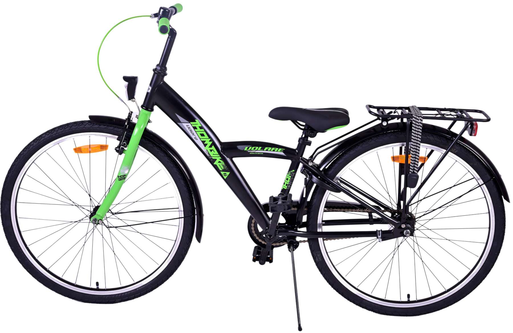 Volare Thombike Kinderfiets - Jongens - 26 inch - Zwart Groen 13 Volare Thombike Kinderfiets - Jongens - 26 inch - Zwart Groen - Afbeelding 13