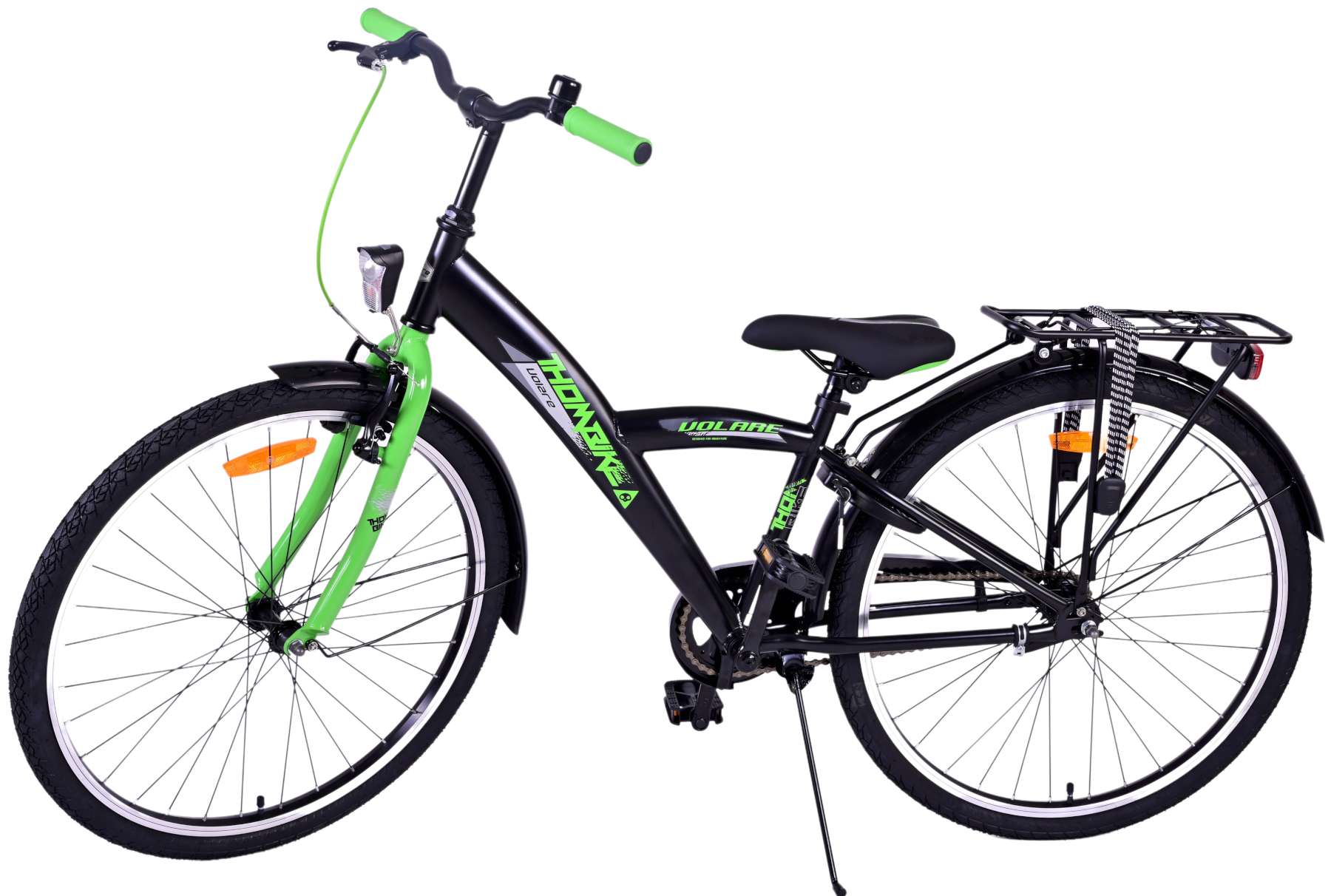 Volare Thombike Kinderfiets - Jongens - 26 inch - Zwart Groen 14 Volare Thombike Kinderfiets - Jongens - 26 inch - Zwart Groen - Afbeelding 14