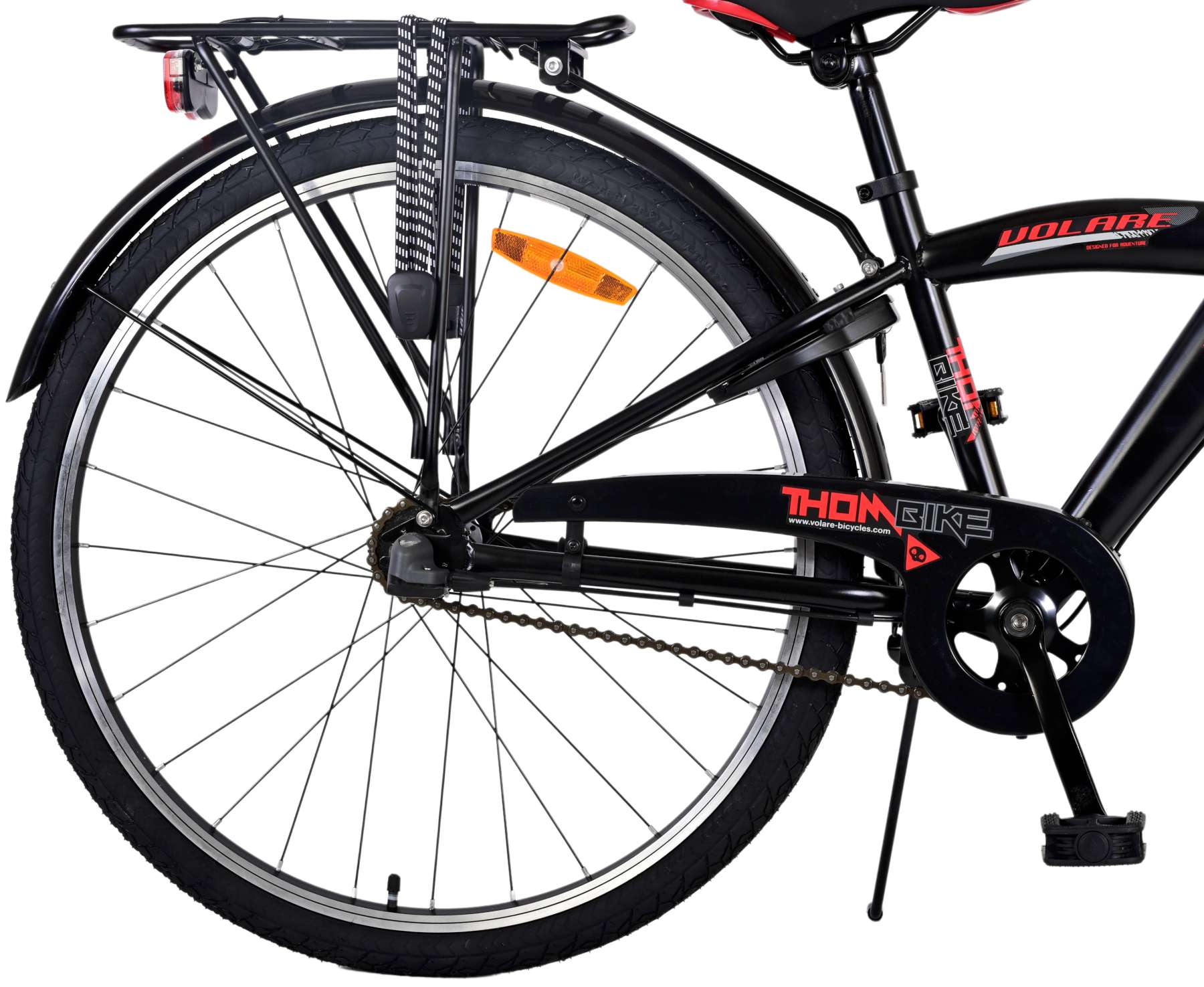 Volare Thombike Kinderfiets - Jongens - 26 inch - Zwart Rood - 3 versnellingen 3 Volare Thombike Kinderfiets - Jongens - 26 inch - Zwart Rood - 3 versnellingen - Afbeelding 3