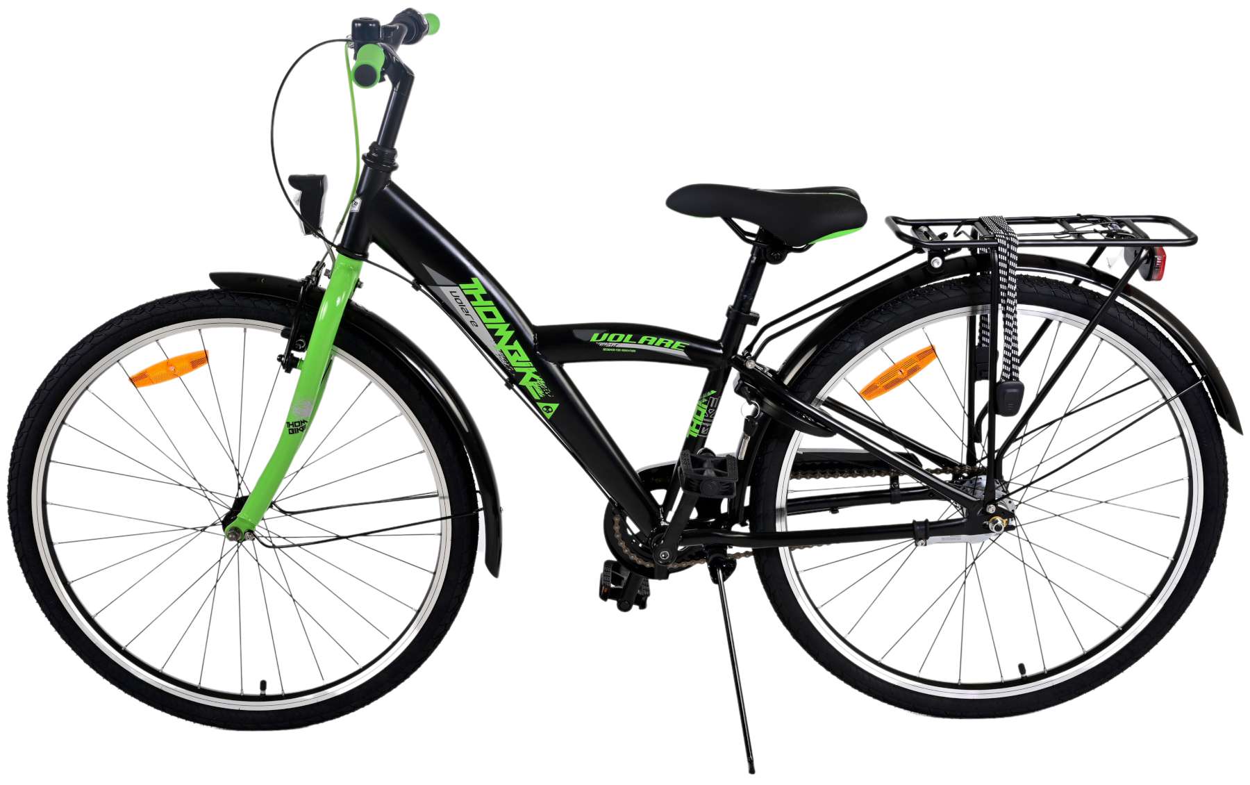 Volare Thombike Kinderfiets - Jongens - 26 inch - Zwart Groen - 3 versnellingen 9 Volare Thombike Kinderfiets - Jongens - 26 inch - Zwart Groen - 3 versnellingen - Afbeelding 9
