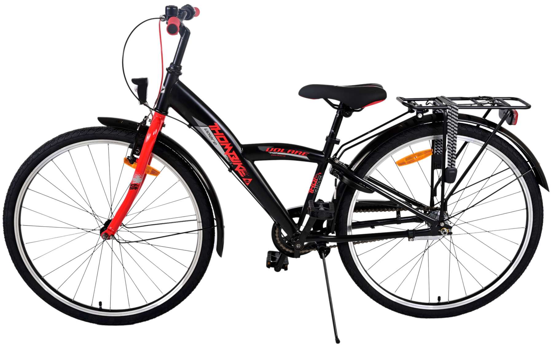 Volare Thombike Kinderfiets - Jongens - 26 inch - Zwart Rood - 3 versnellingen 9 Volare Thombike Kinderfiets - Jongens - 26 inch - Zwart Rood - 3 versnellingen - Afbeelding 9