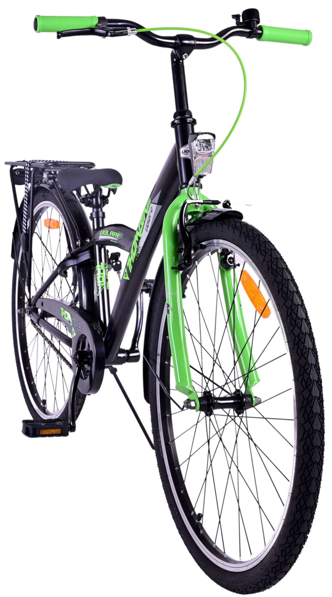 Volare Thombike Kinderfiets - Jongens - 26 inch - Zwart Groen 10 Volare Thombike Kinderfiets - Jongens - 26 inch - Zwart Groen - Afbeelding 10