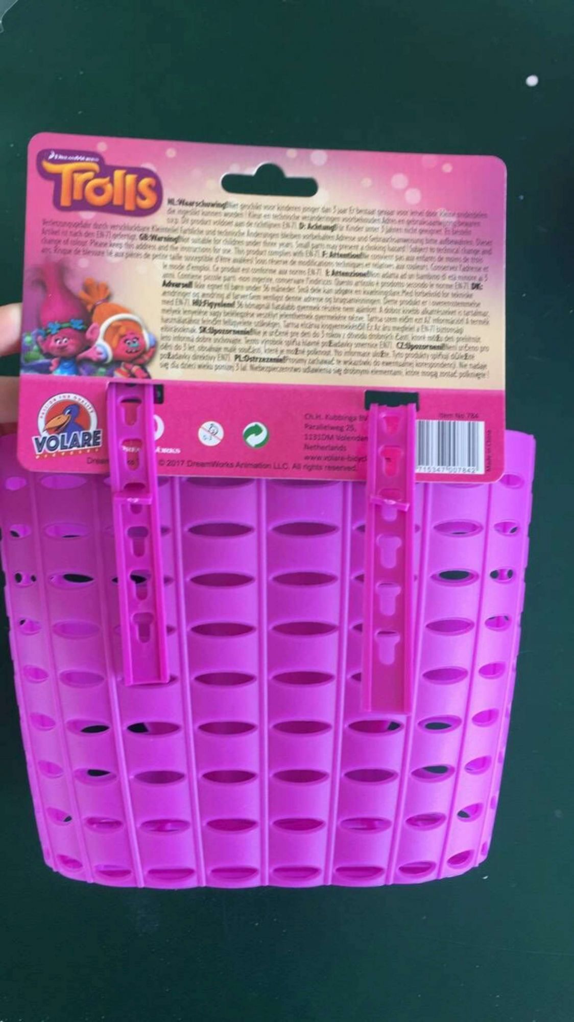 Punky Plastic Mandje - Meisjes - Roze 4 Punky Plastic Mandje - Meisjes - Roze - Afbeelding 4