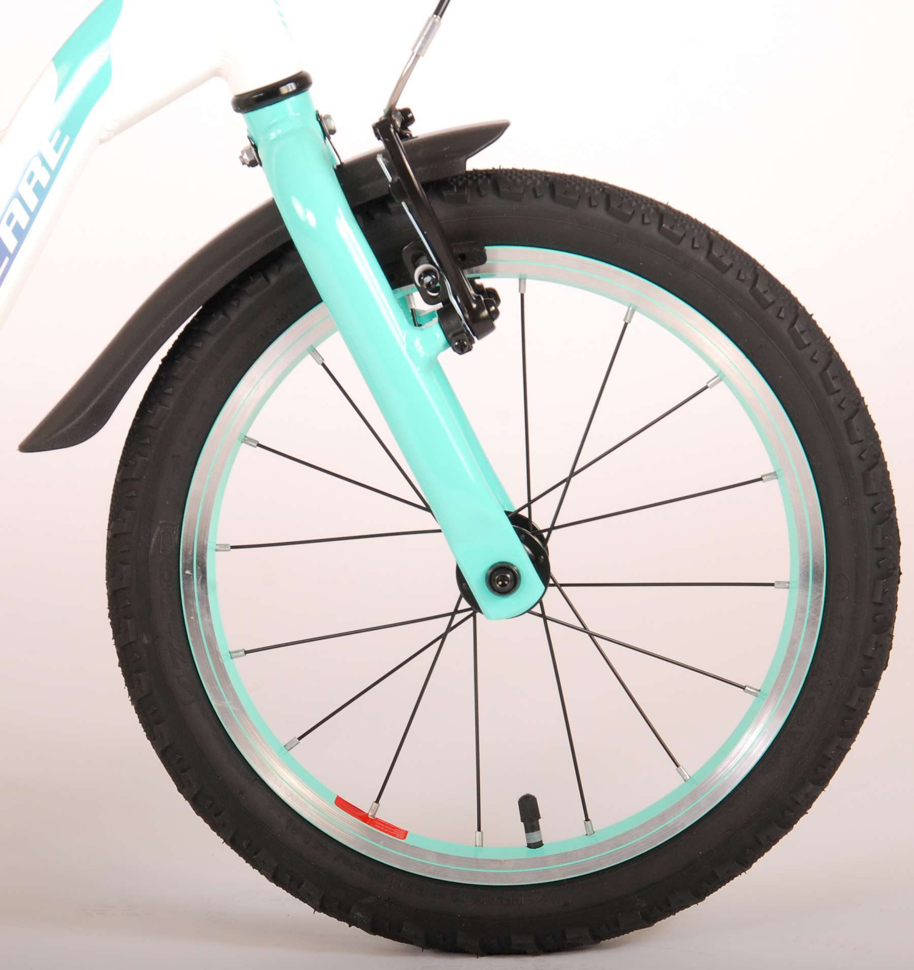 Volare Glamour Kinderfiets - Meisjes - 16 inch - Wit/Mint Groen - Prime Collection 4 Volare Glamour Kinderfiets - Meisjes - 16 inch - Wit/Mint Groen - Prime Collection - Afbeelding 4