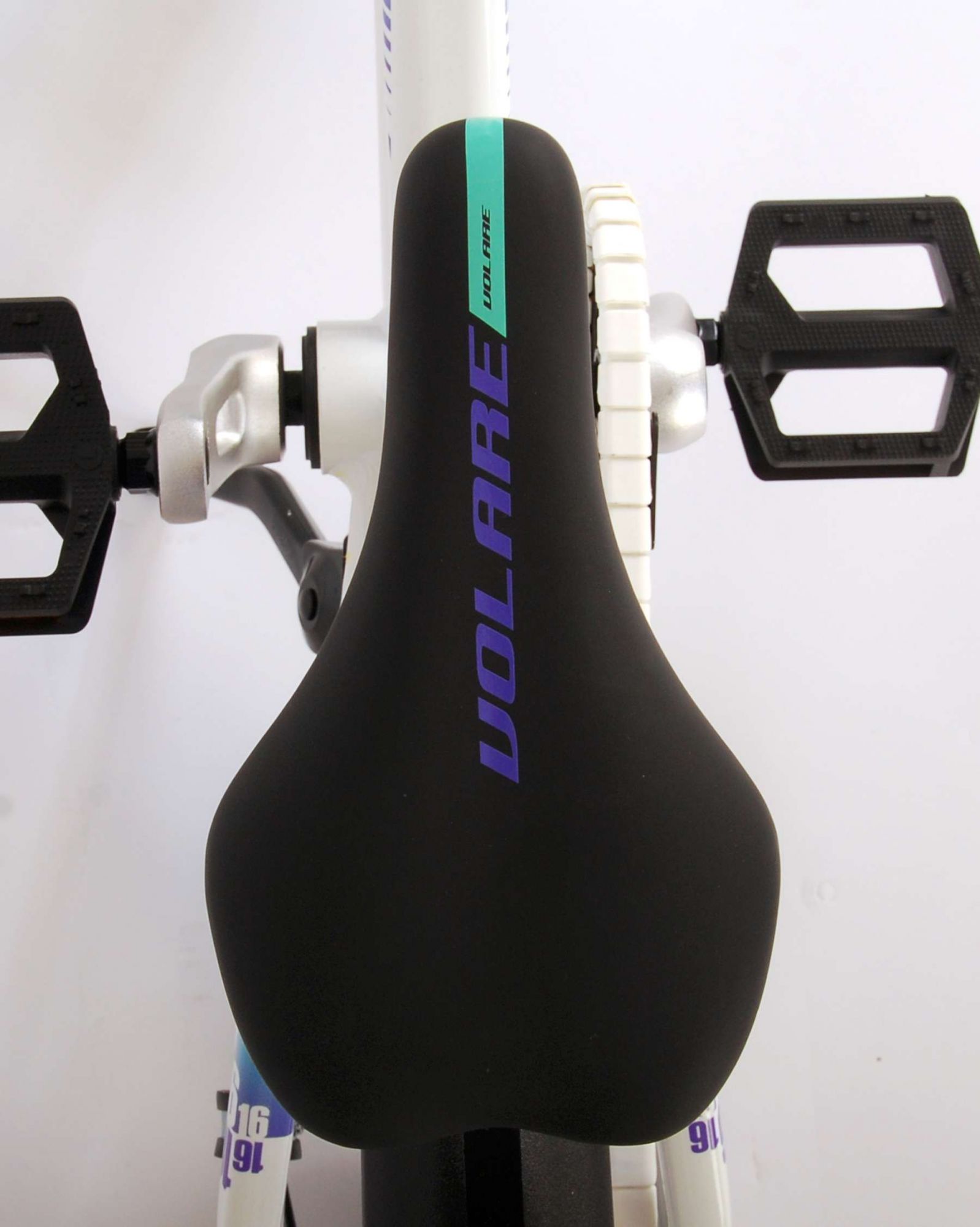 Volare Glamour Kinderfiets - Meisjes - 16 inch - Wit/Mint Groen - Prime Collection 9 Volare Glamour Kinderfiets - Meisjes - 16 inch - Wit/Mint Groen - Prime Collection - Afbeelding 9