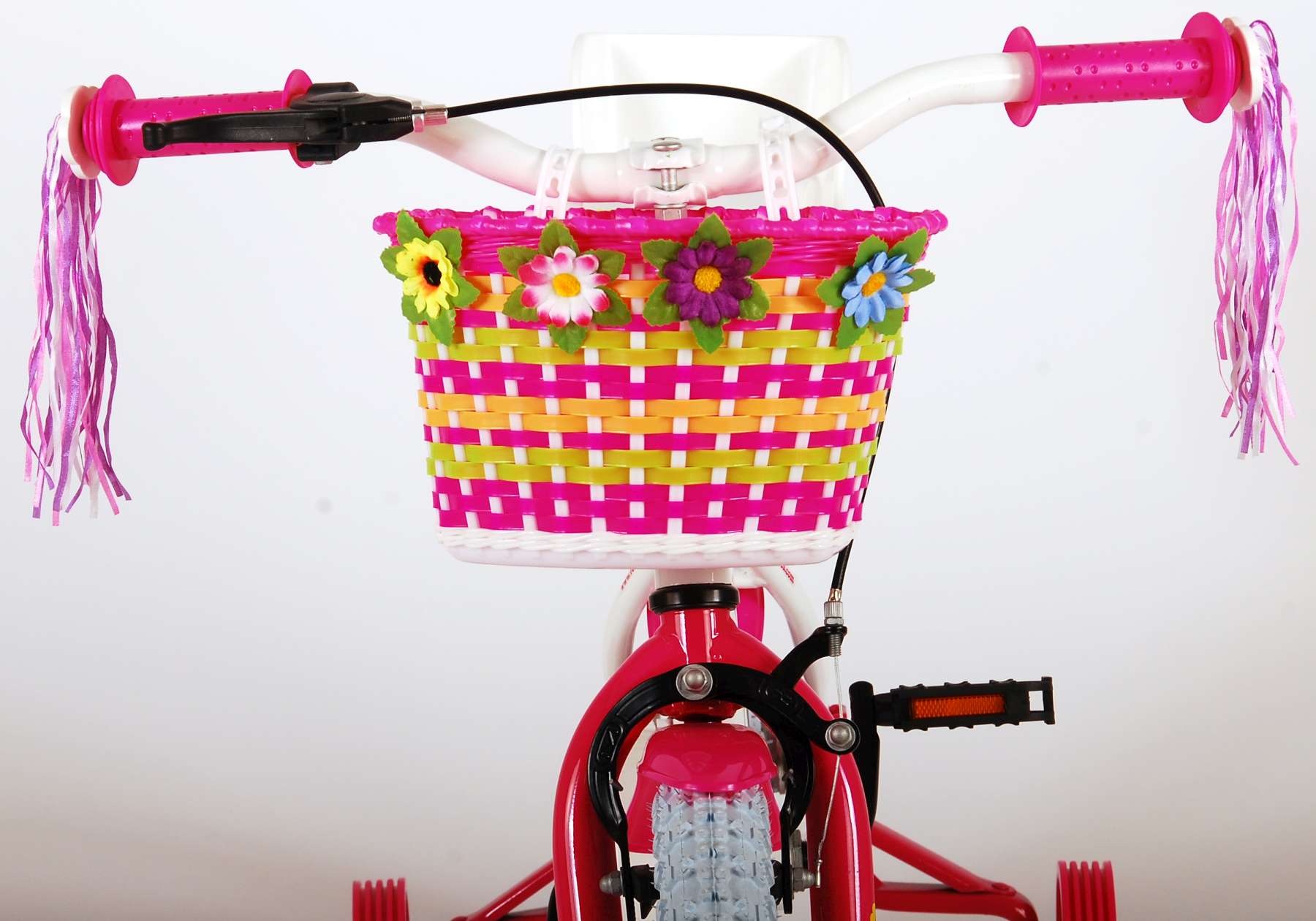 Volare Ashley Kinderfiets - Meisjes - 14 inch - Wit - 95% afgemonteerd 5 Volare Ashley Kinderfiets - Meisjes - 14 inch - Wit - 95% afgemonteerd - Afbeelding 5