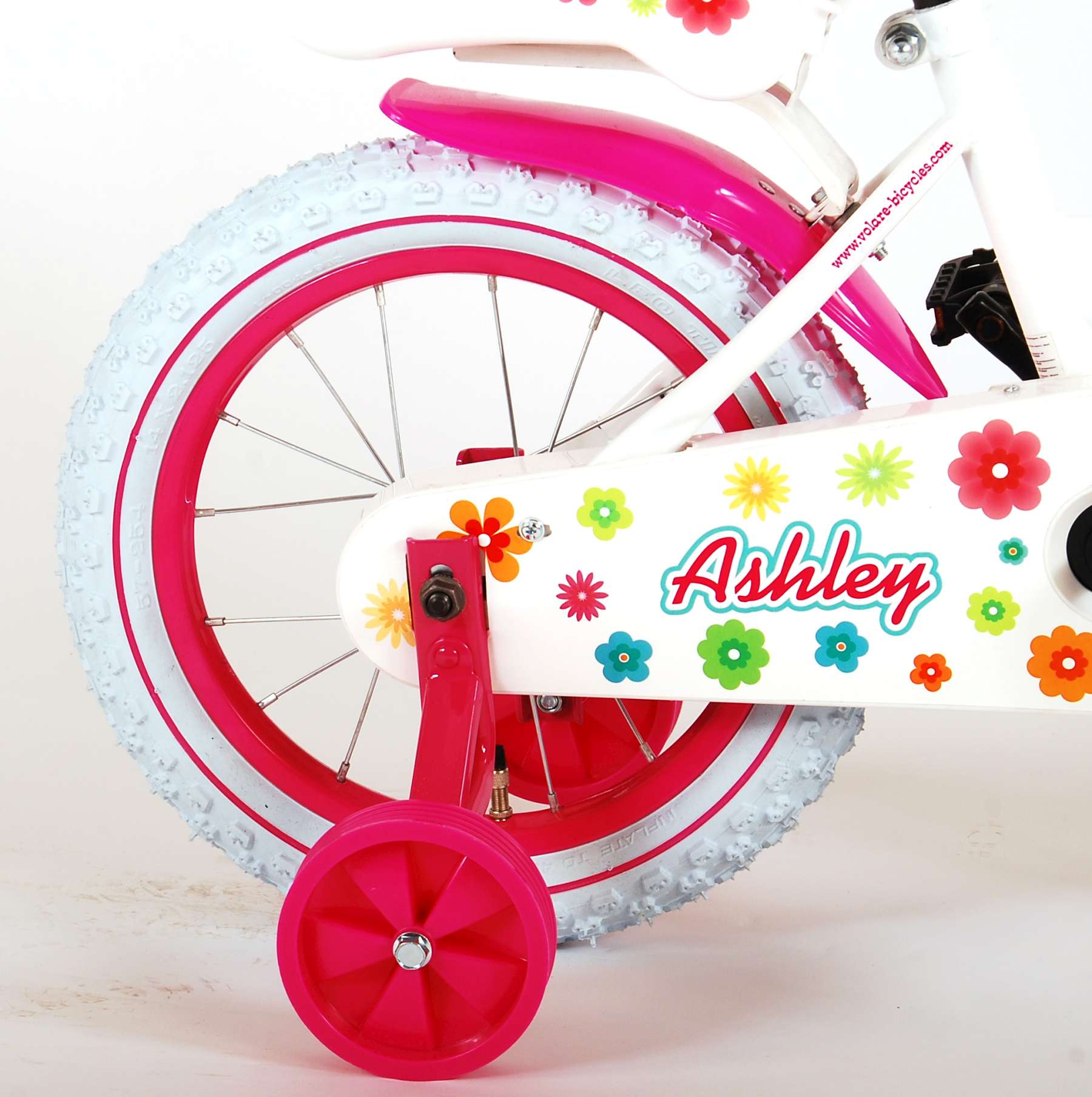 Volare Ashley Kinderfiets - Meisjes - 14 inch - Wit - 95% afgemonteerd 12 Volare Ashley Kinderfiets - Meisjes - 14 inch - Wit - 95% afgemonteerd - Afbeelding 12