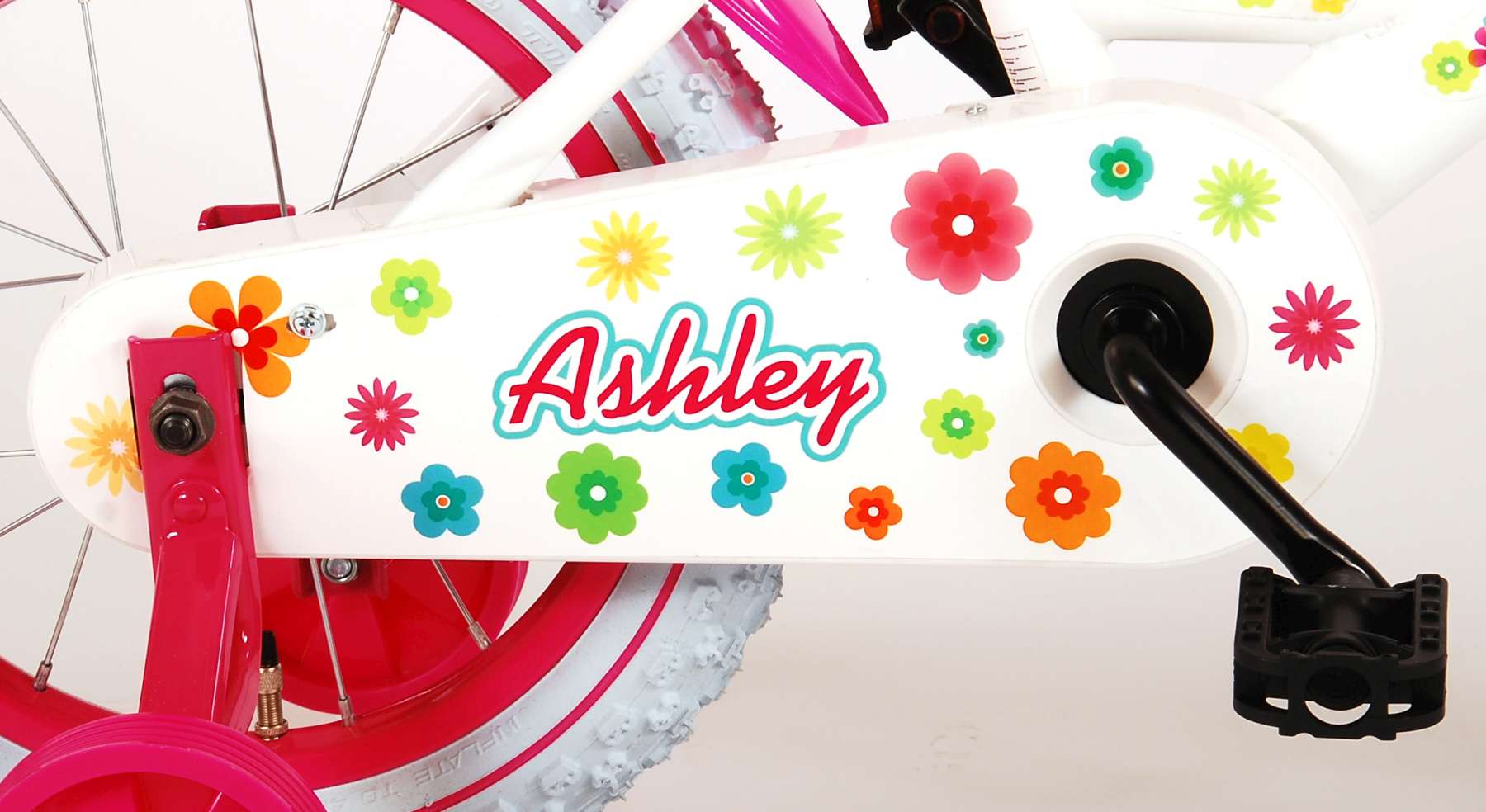 Volare Ashley Kinderfiets - Meisjes - 14 inch - Wit - 95% afgemonteerd 10 Volare Ashley Kinderfiets - Meisjes - 14 inch - Wit - 95% afgemonteerd - Afbeelding 10