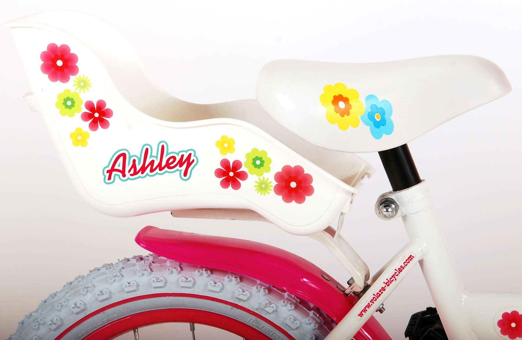Volare Ashley Kinderfiets - Meisjes - 14 inch - Wit - 95% afgemonteerd 9 Volare Ashley Kinderfiets - Meisjes - 14 inch - Wit - 95% afgemonteerd - Afbeelding 9