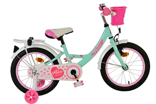 Volare Ashley Kinderfiets - Meisjes - 16 inch - Groen 1 Volare Ashley Kinderfiets - Meisjes - 16 inch - Groen