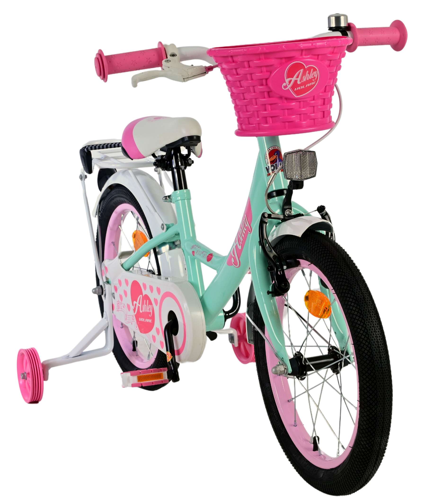 Volare Ashley Kinderfiets - Meisjes - 16 inch - Groen 5 Volare Ashley Kinderfiets - Meisjes - 16 inch - Groen - Afbeelding 5