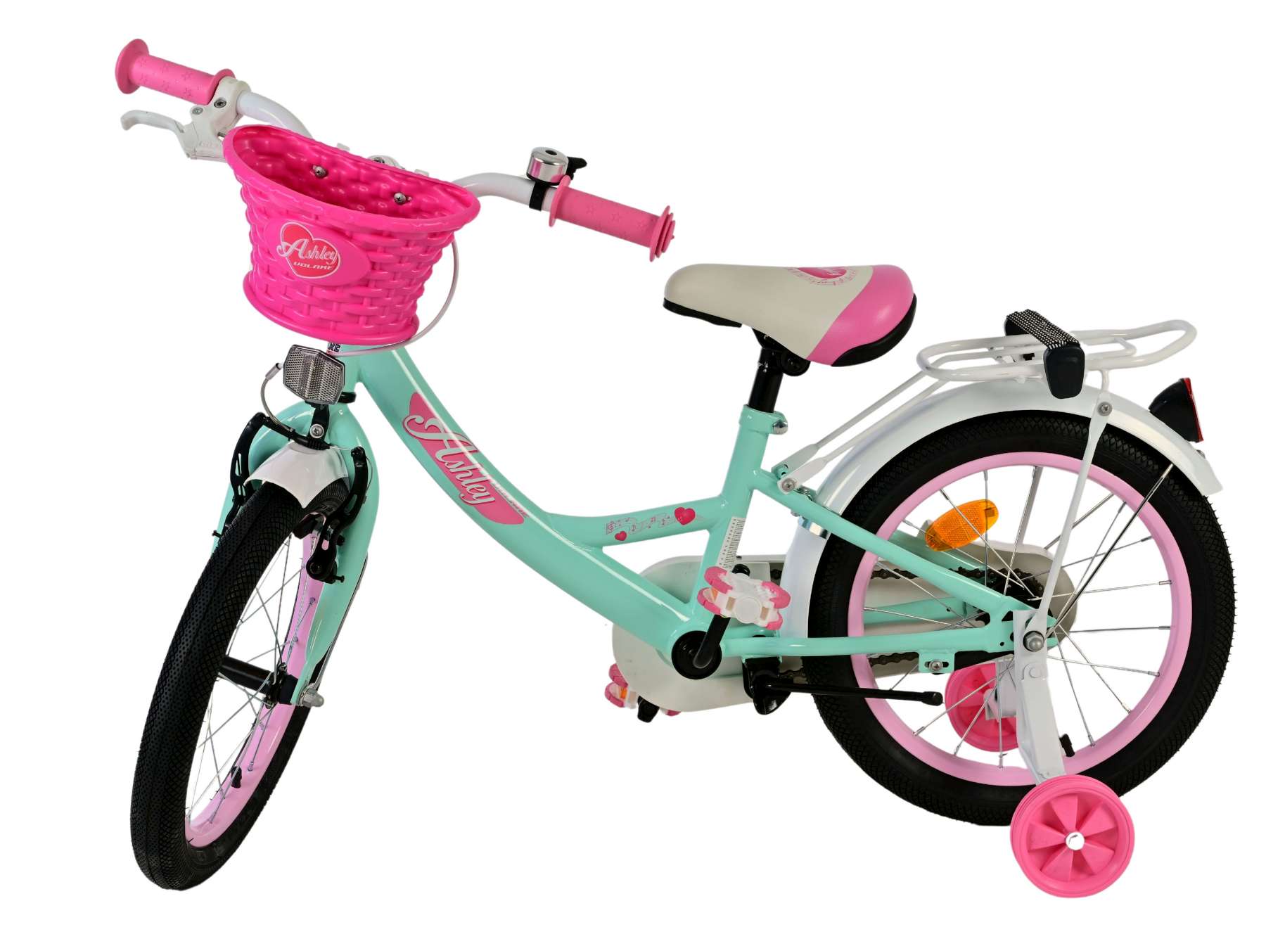 Volare Ashley Kinderfiets - Meisjes - 16 inch - Groen 8 Volare Ashley Kinderfiets - Meisjes - 16 inch - Groen - Afbeelding 8