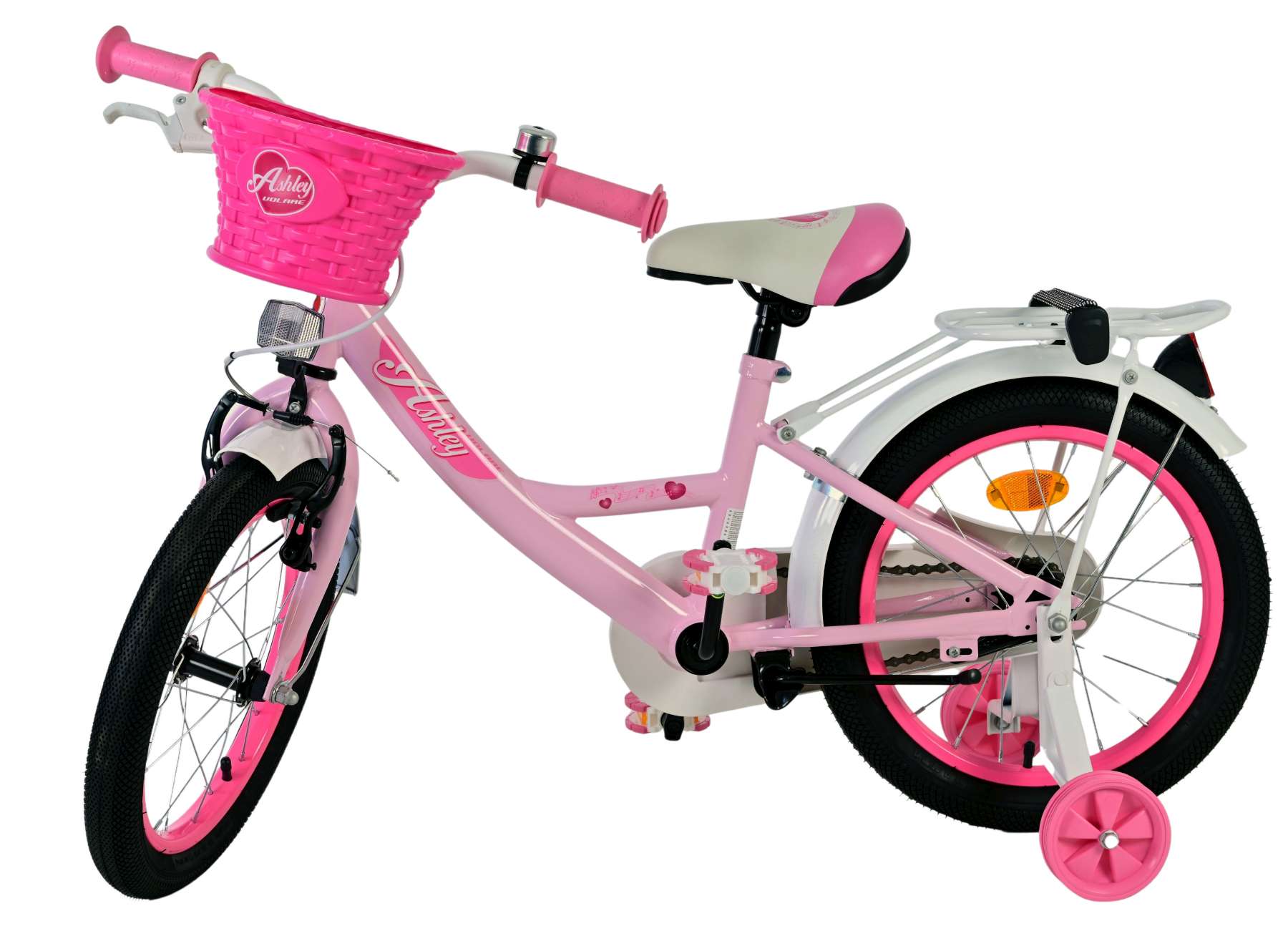 Volare Ashley Kinderfiets - Meisjes - 16 inch - Roze 9 Volare Ashley Kinderfiets - Meisjes - 16 inch - Roze - Afbeelding 9