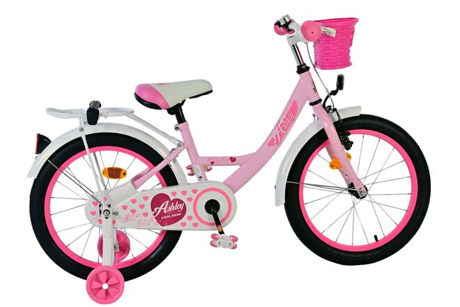 Volare Ashley Kinderfiets - Meisjes - 18 inch - Roze 1 Volare Ashley Kinderfiets - Meisjes - 18 inch - Roze