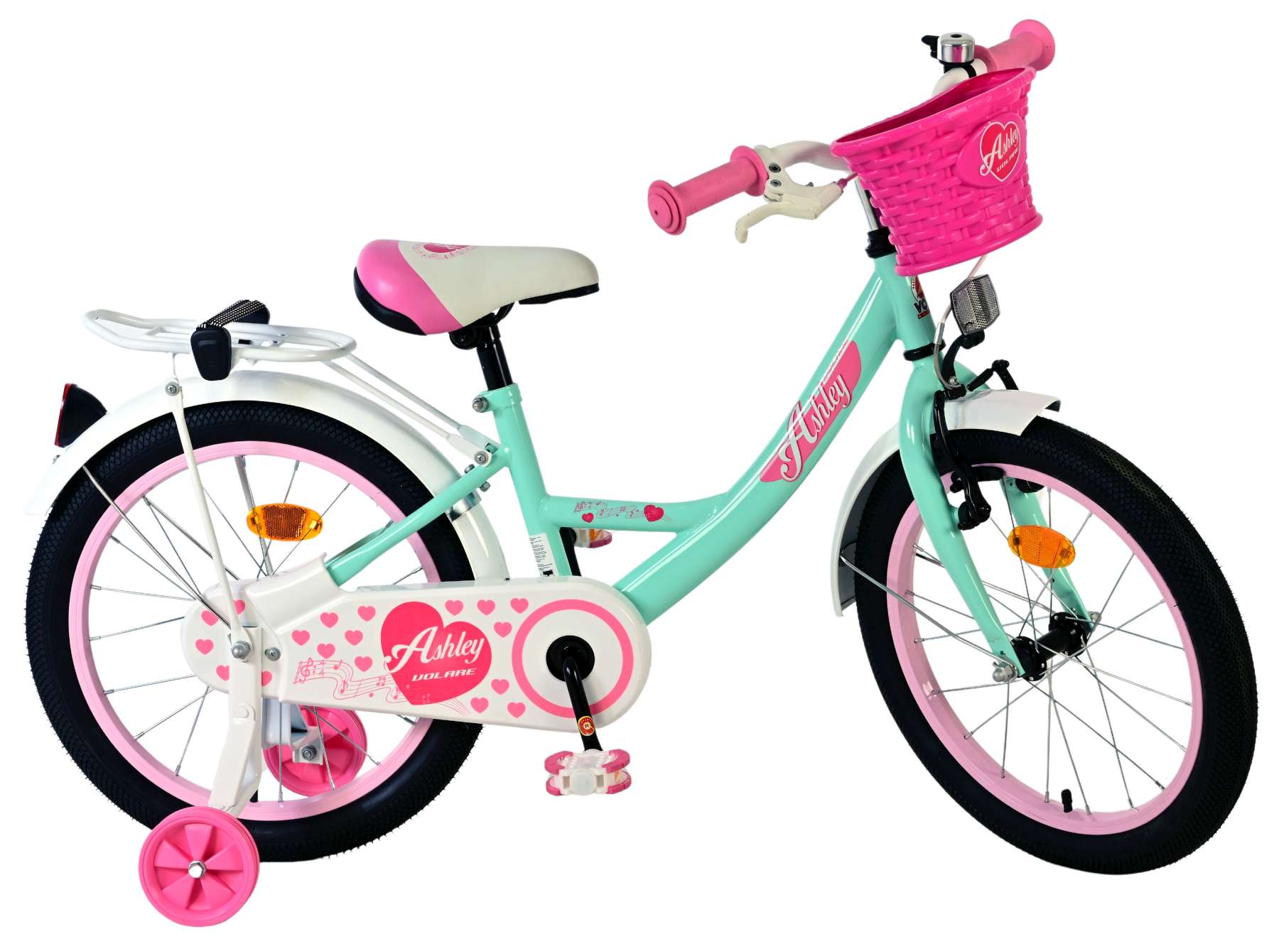 Volare Ashley Kinderfiets - Meisjes - 18 inch - Groen 10 Volare Ashley Kinderfiets - Meisjes - 18 inch - Groen - Afbeelding 10