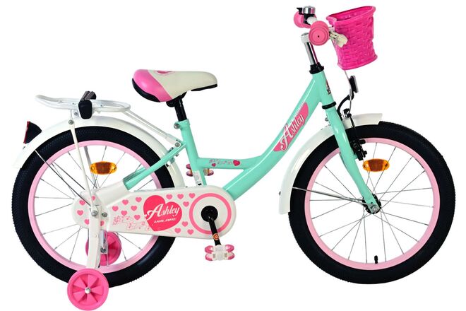 Volare Ashley Kinderfiets - Meisjes - 18 inch - Groen 1 Volare Ashley Kinderfiets - Meisjes - 18 inch - Groen