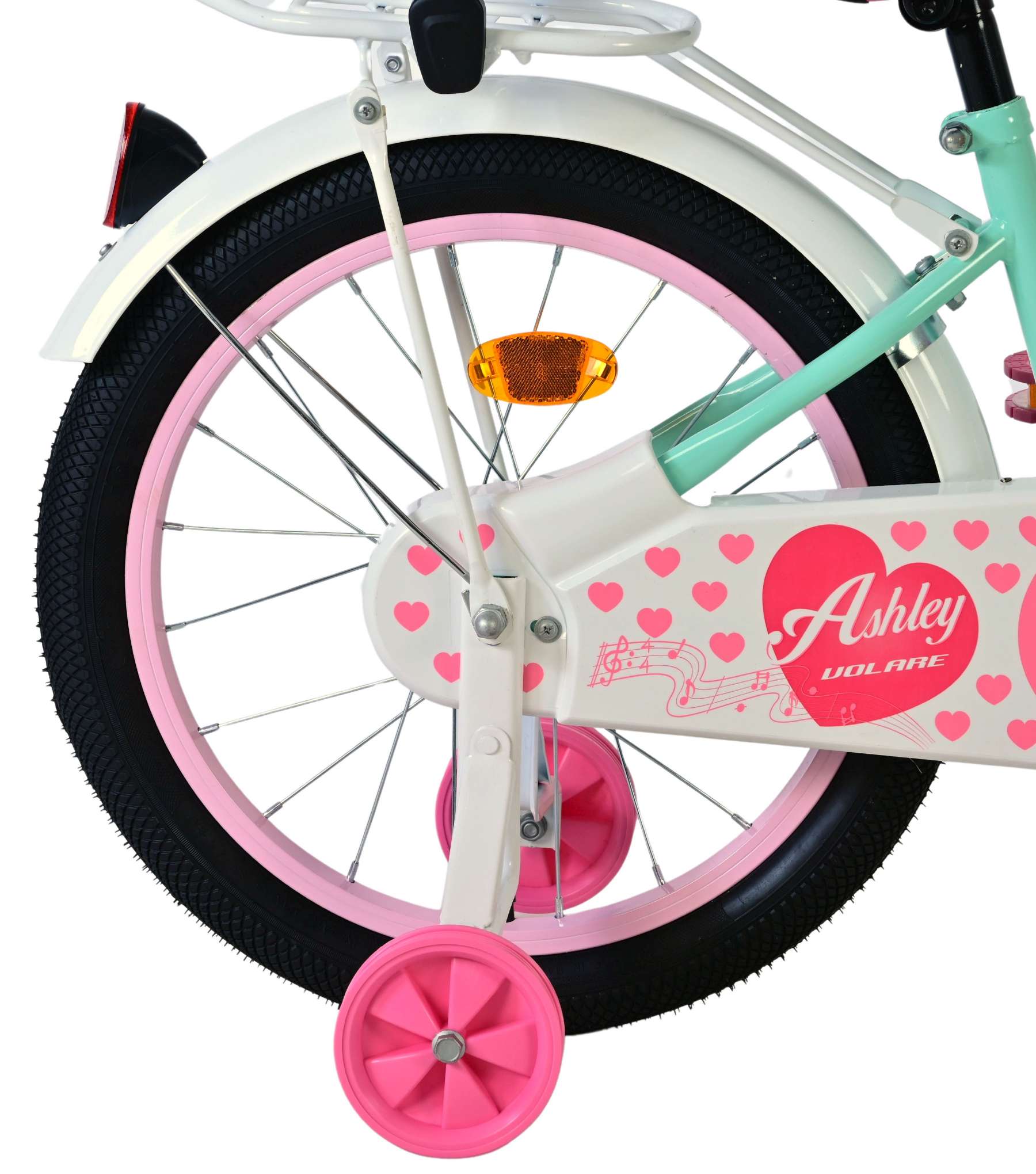 Volare Ashley Kinderfiets - Meisjes - 18 inch - Groen 2 Volare Ashley Kinderfiets - Meisjes - 18 inch - Groen - Afbeelding 2