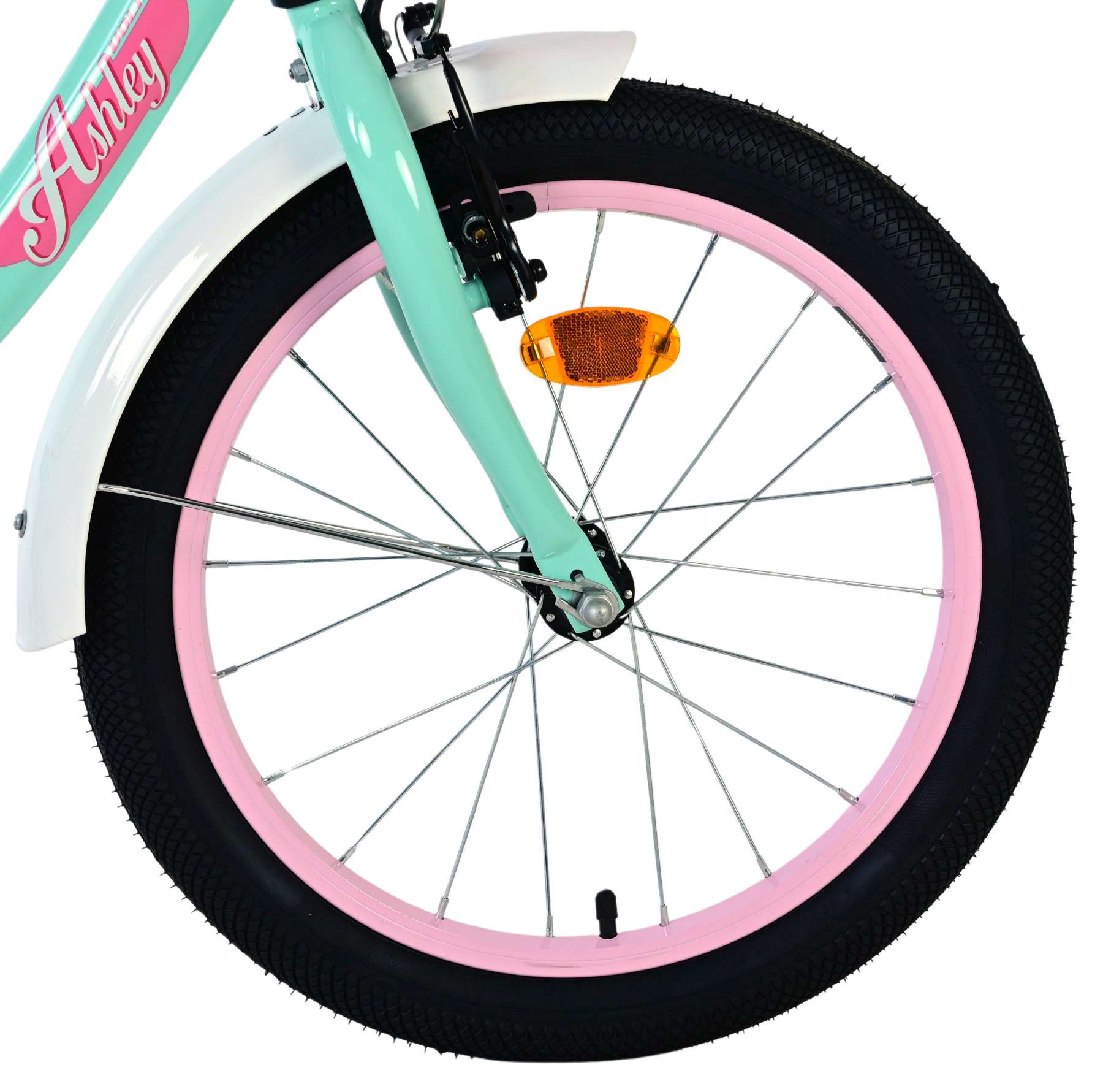 Volare Ashley Kinderfiets - Meisjes - 18 inch - Groen 3 Volare Ashley Kinderfiets - Meisjes - 18 inch - Groen - Afbeelding 3