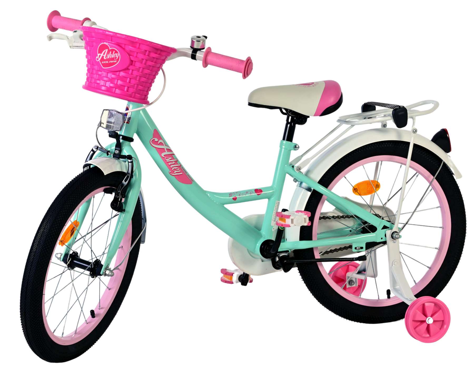 Volare Ashley Kinderfiets - Meisjes - 18 inch - Groen 8 Volare Ashley Kinderfiets - Meisjes - 18 inch - Groen - Afbeelding 8