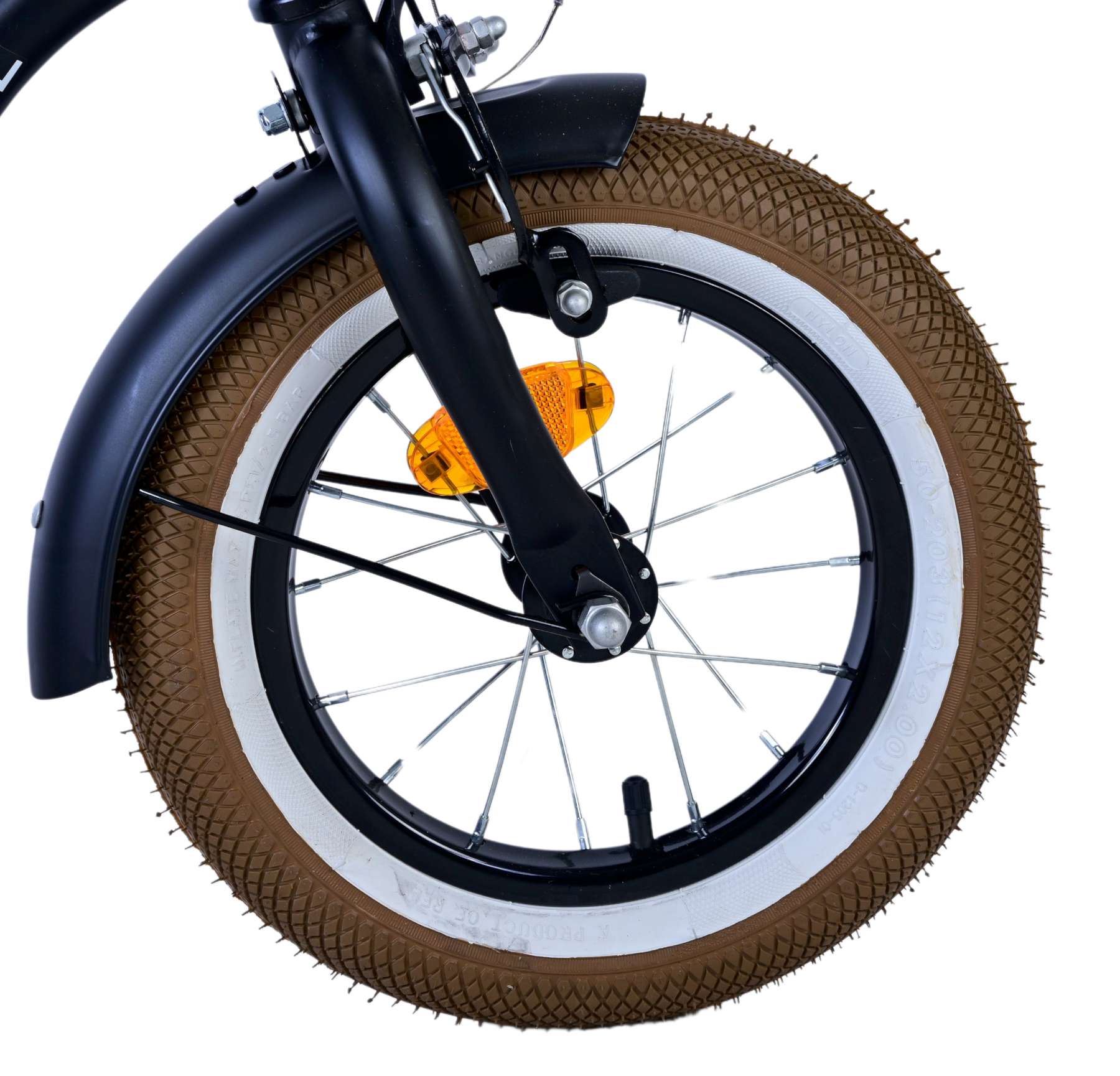 Volare Black Cruiser Kinderfiets - Jongens - 12 inch - Zwart 2 Volare Black Cruiser Kinderfiets - Jongens - 12 inch - Zwart - Afbeelding 2