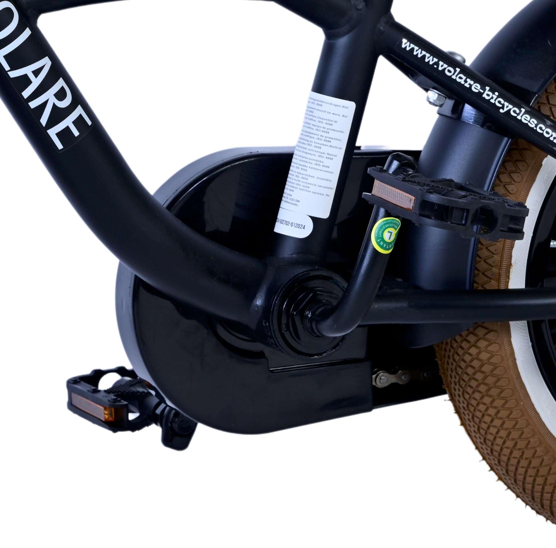 Volare Black Cruiser Kinderfiets - Jongens - 12 inch - Zwart 9 Volare Black Cruiser Kinderfiets - Jongens - 12 inch - Zwart - Afbeelding 9