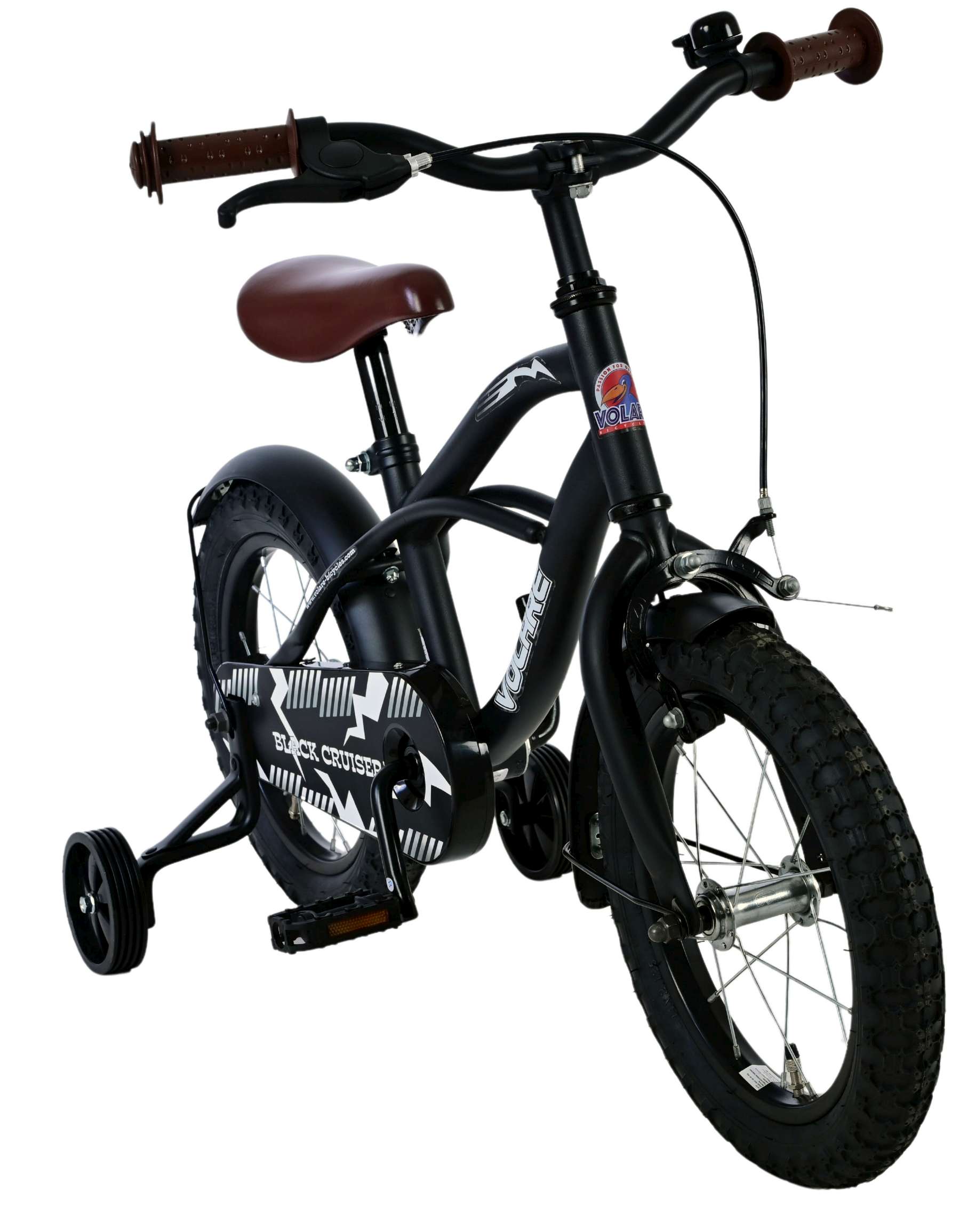 Volare Black Cruiser Kinderfiets - Jongens - 14 inch - Zwart - 95% afgemonteerd 8 Volare Black Cruiser Kinderfiets - Jongens - 14 inch - Zwart - 95% afgemonteerd - Afbeelding 8