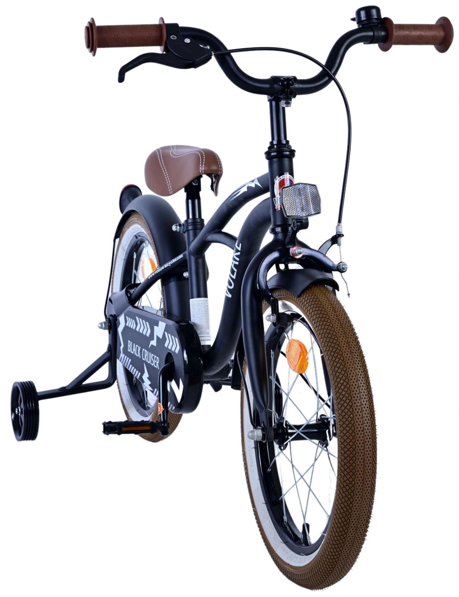 Volare Black Cruiser Kinderfiets - Jongens - 16 inch - Zwart 5 Volare Black Cruiser Kinderfiets - Jongens - 16 inch - Zwart - Afbeelding 5