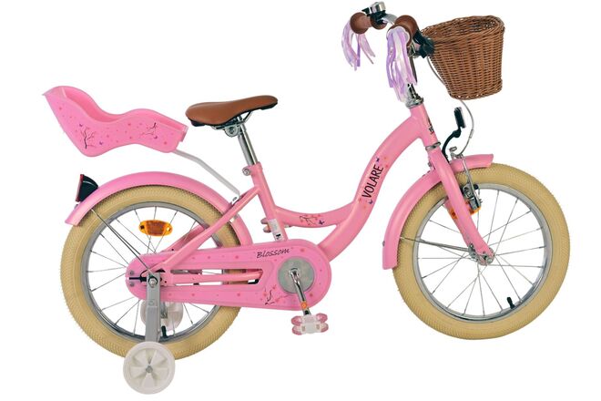 Volare Blossom Kinderfiets - Meisjes - 16 inch - Roze 1 Volare Blossom Kinderfiets - Meisjes - 16 inch - Roze