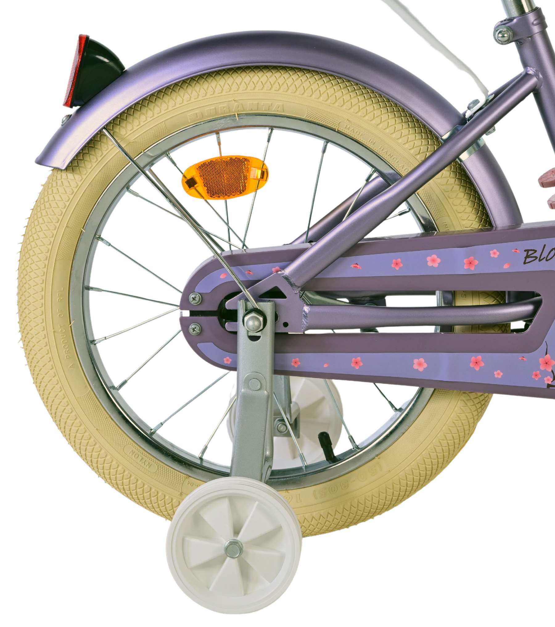 Volare Blossom Kinderfiets - Meisjes - 16 inch - Paars 3 Volare Blossom Kinderfiets - Meisjes - 16 inch - Paars - Afbeelding 3