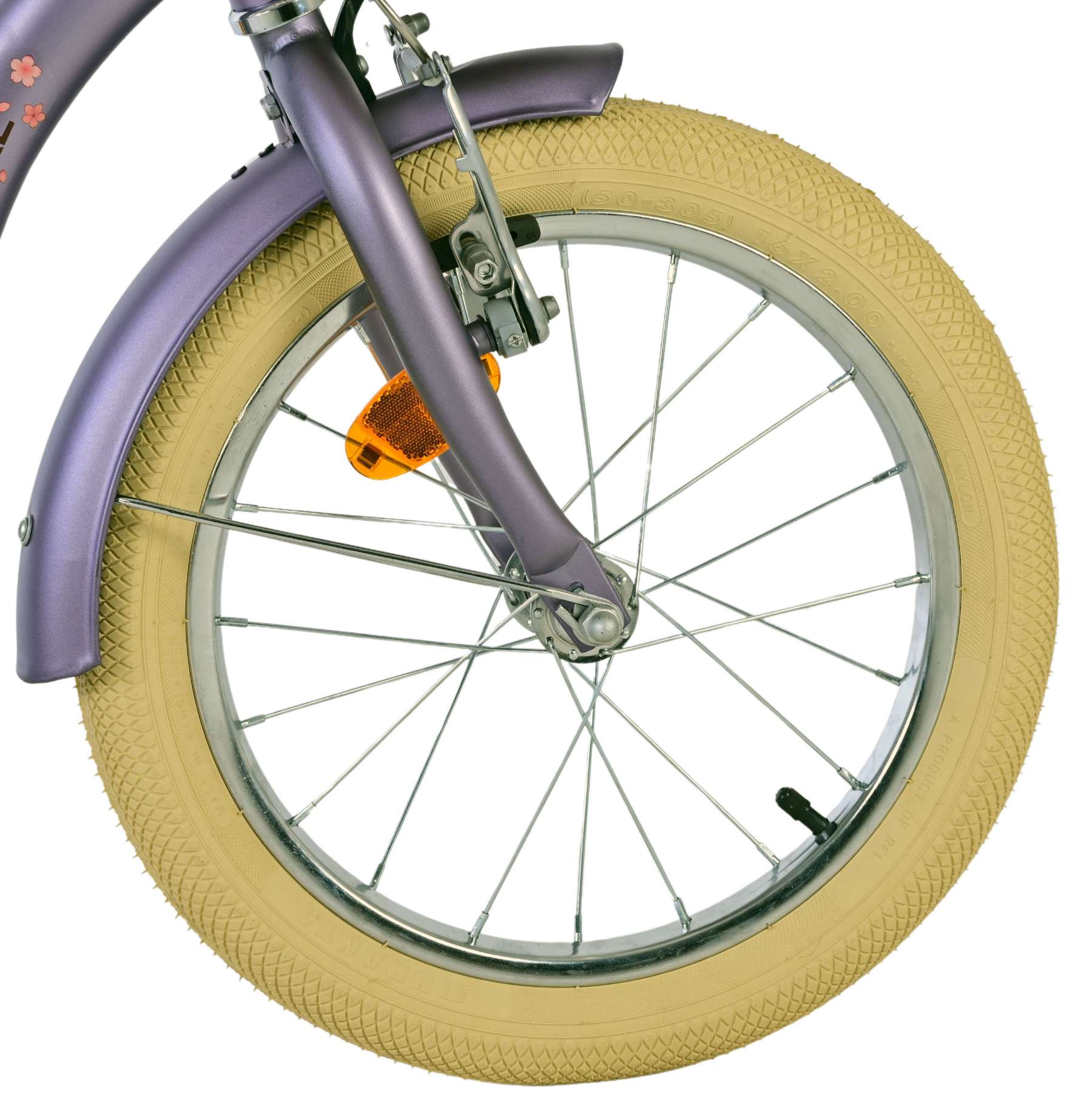 Volare Blossom Kinderfiets - Meisjes - 16 inch - Paars 4 Volare Blossom Kinderfiets - Meisjes - 16 inch - Paars - Afbeelding 4