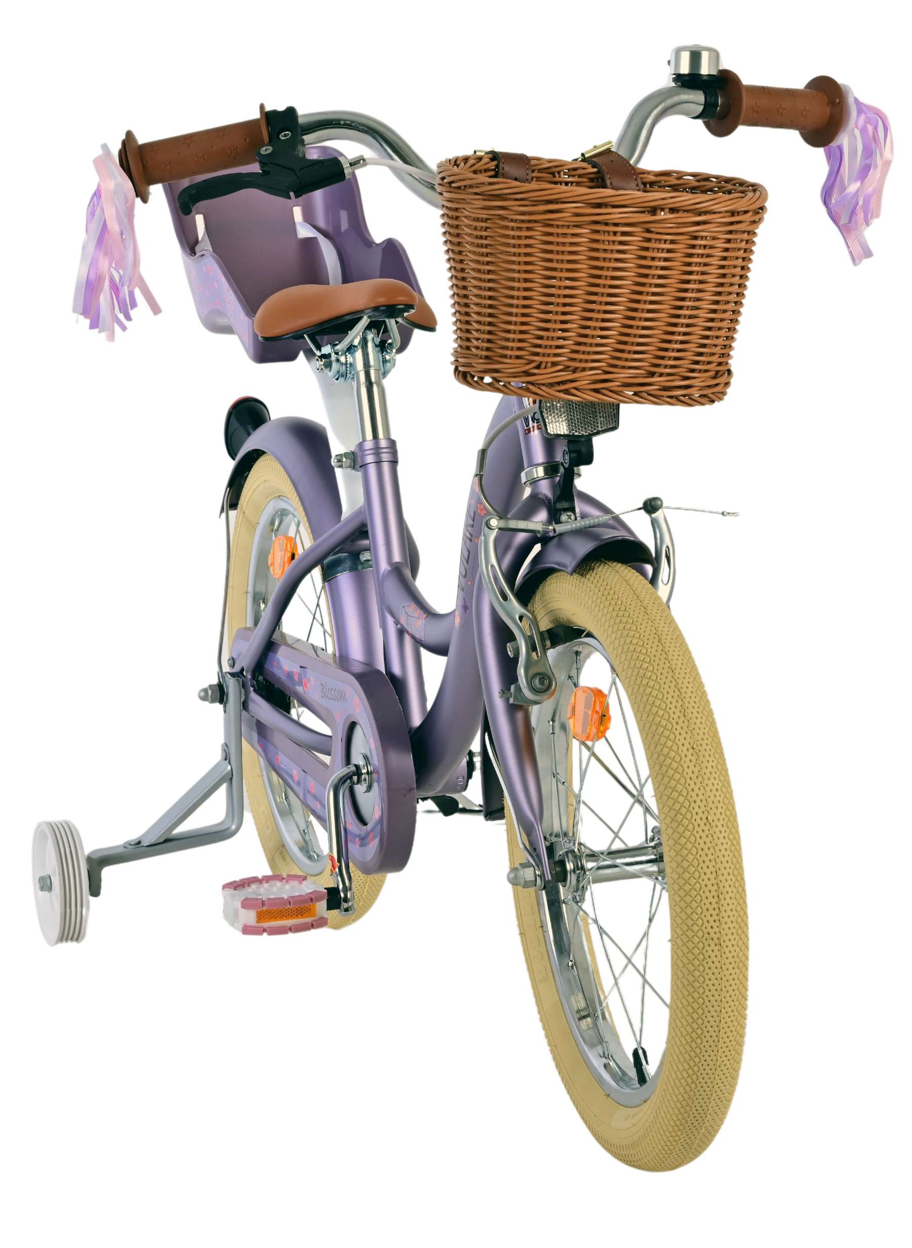 Volare Blossom Kinderfiets - Meisjes - 16 inch - Paars 6 Volare Blossom Kinderfiets - Meisjes - 16 inch - Paars - Afbeelding 6