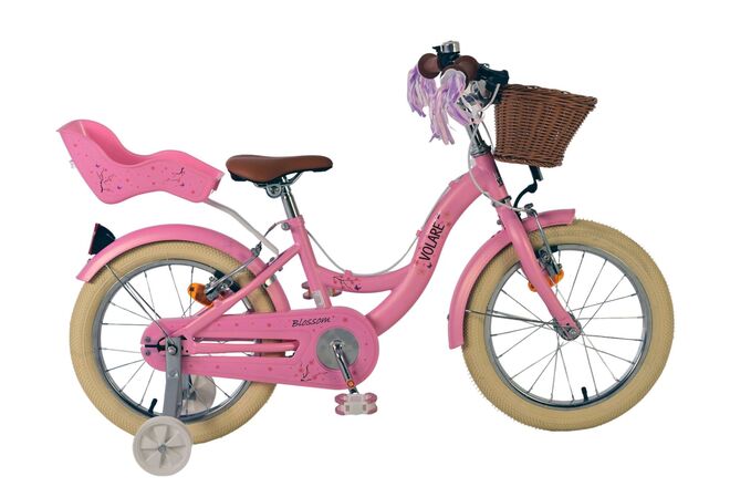 Volare Blossom Kinderfiets - Meisjes - 16 inch - Roze - Twee Handremmen 1 Volare Blossom Kinderfiets - Meisjes - 16 inch - Roze - Twee Handremmen