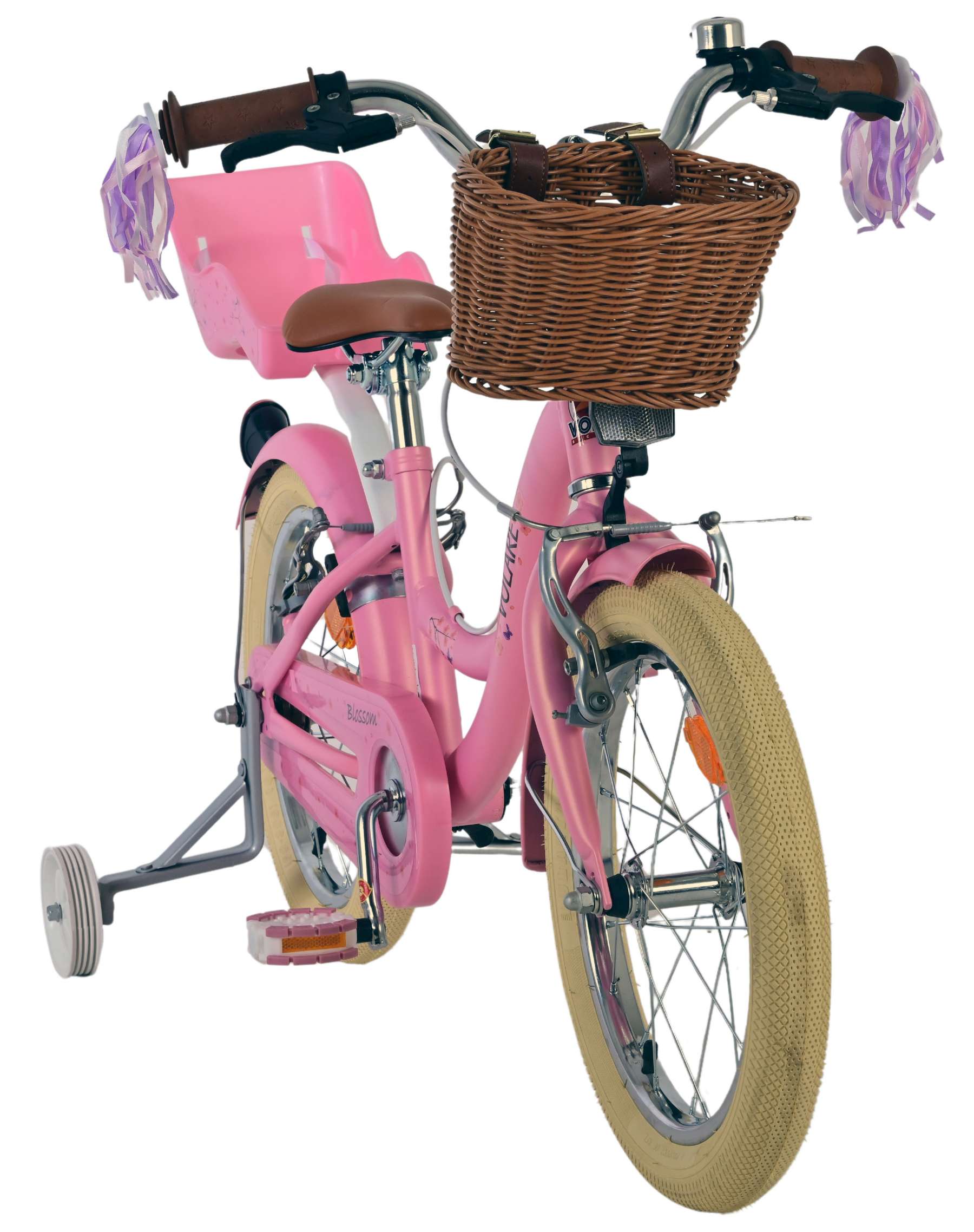 Volare Blossom Kinderfiets - Meisjes - 16 inch - Roze - Twee Handremmen 6 Volare Blossom Kinderfiets - Meisjes - 16 inch - Roze - Twee Handremmen - Afbeelding 6