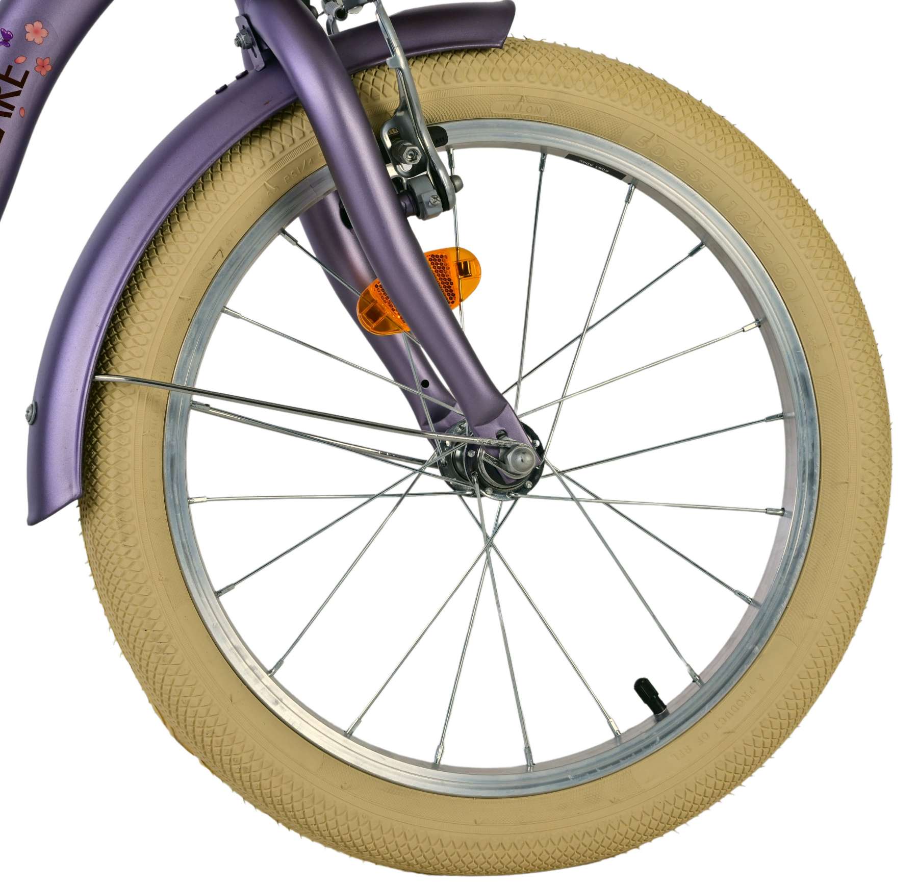 Volare Blossom Kinderfiets - Meisjes - 18 inch - Paars 4 Volare Blossom Kinderfiets - Meisjes - 18 inch - Paars - Afbeelding 4