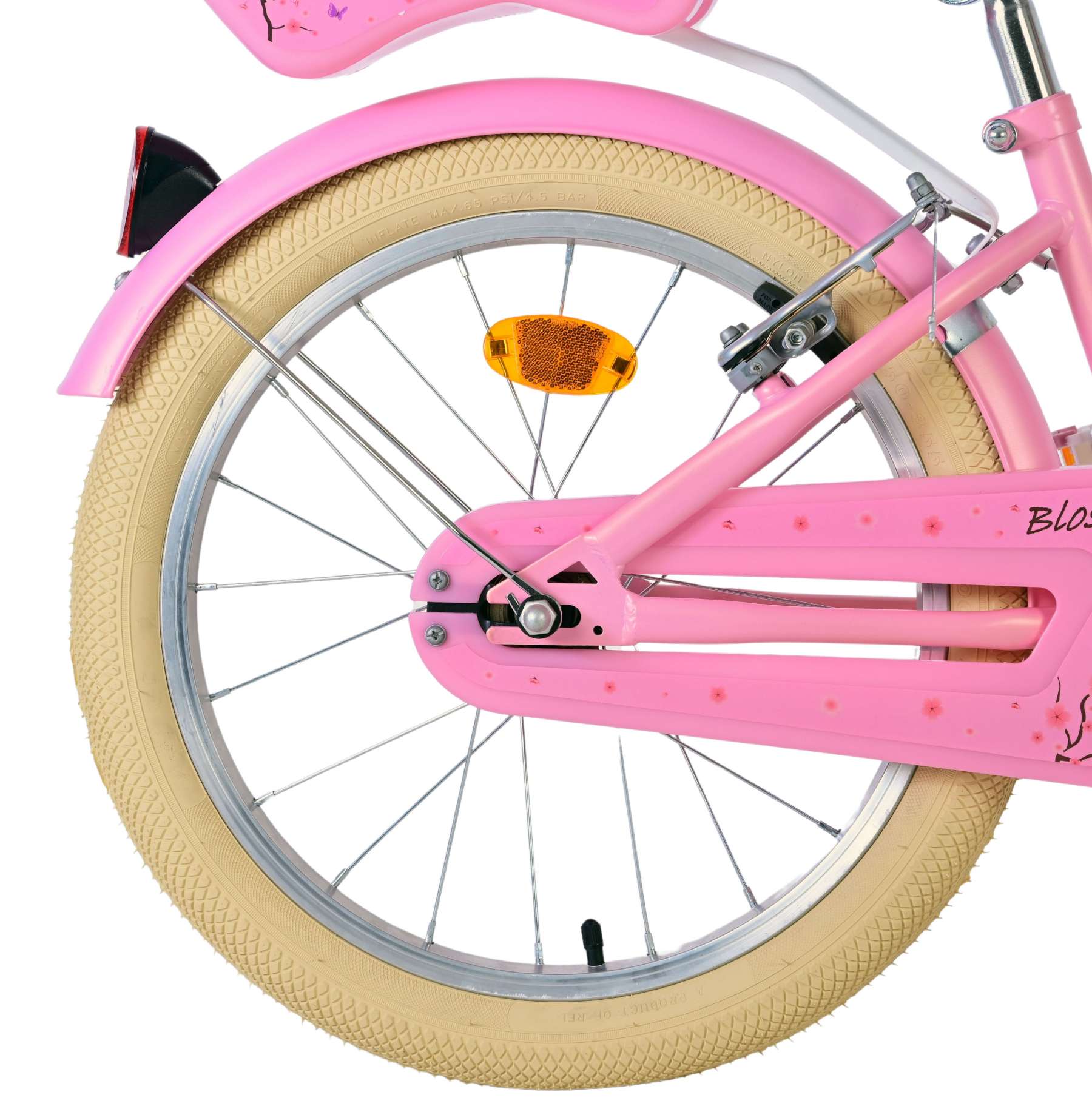 Volare Blossom Kinderfiets - Meisjes - 18 inch - Roze - Twee handremmen 3 Volare Blossom Kinderfiets - Meisjes - 18 inch - Roze - Twee handremmen - Afbeelding 3