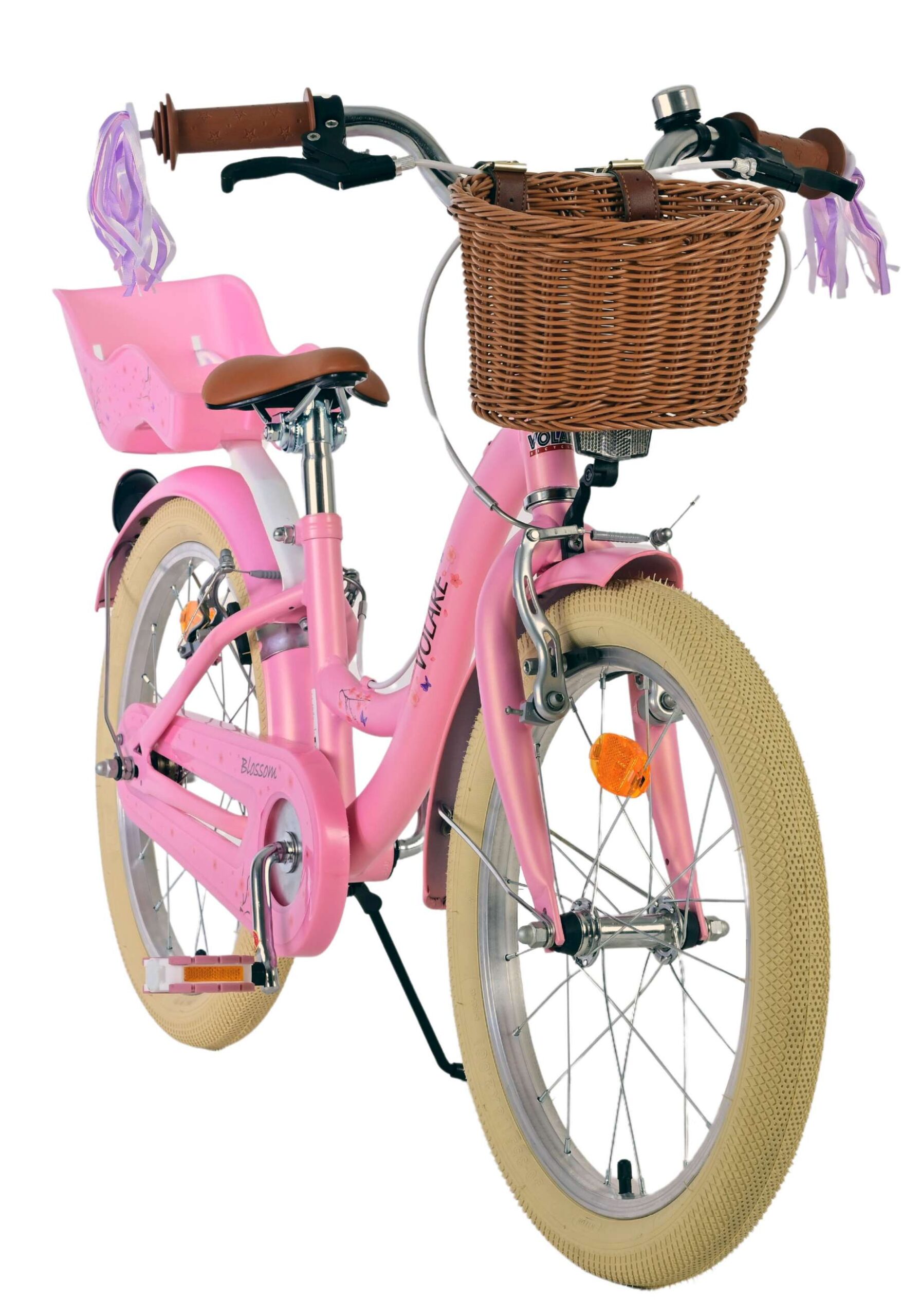 Volare Blossom Kinderfiets - Meisjes - 18 inch - Roze - Twee handremmen 6 Volare Blossom Kinderfiets - Meisjes - 18 inch - Roze - Twee handremmen - Afbeelding 6