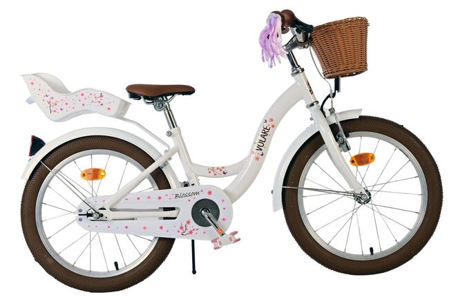 Volare Blossom Kinderfiets - Meisjes - 18 inch - Wit 1 Volare Blossom Kinderfiets - Meisjes - 18 inch - Wit