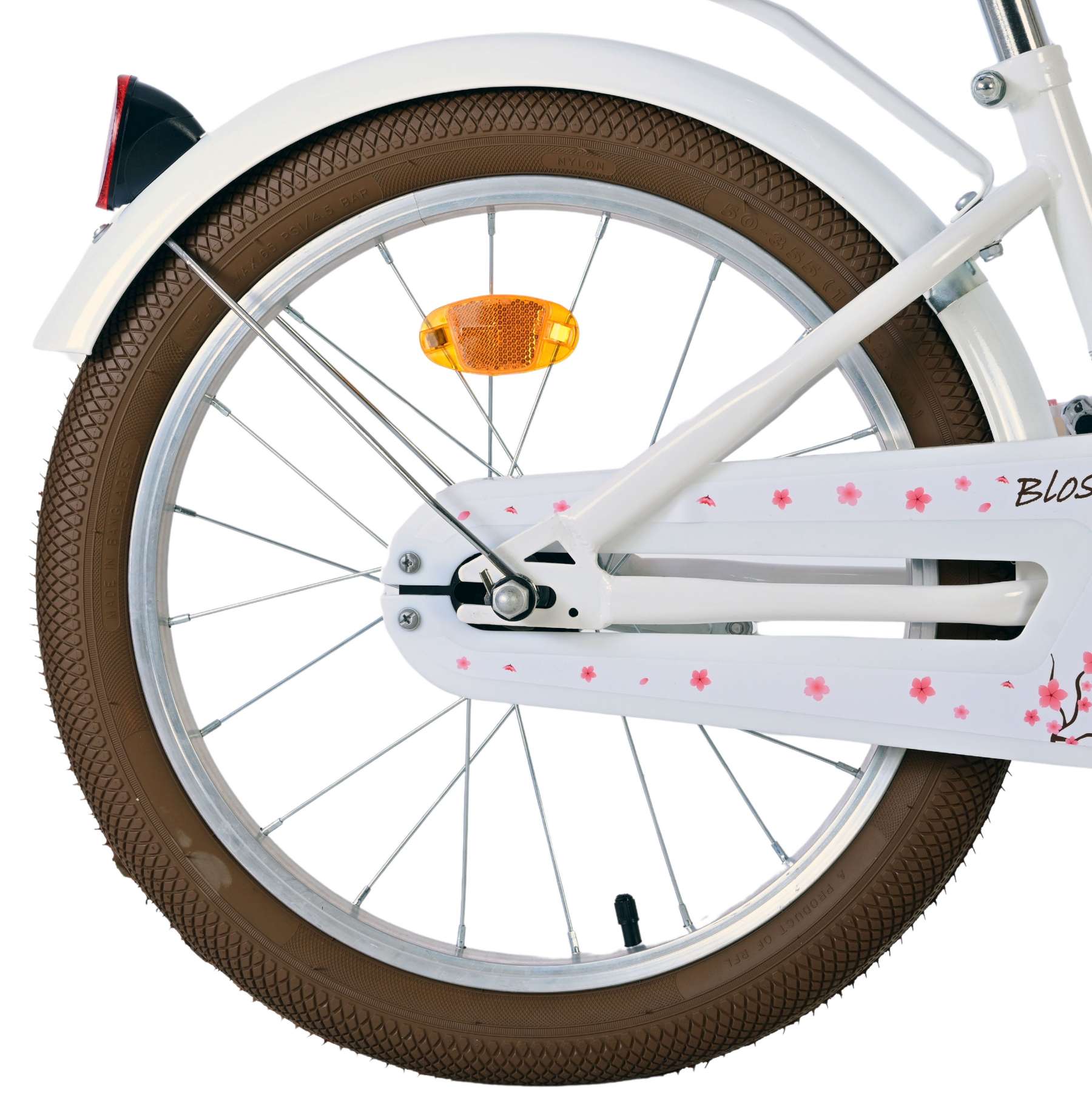 Volare Blossom Kinderfiets - Meisjes - 18 inch - Wit 3 Volare Blossom Kinderfiets - Meisjes - 18 inch - Wit - Afbeelding 3