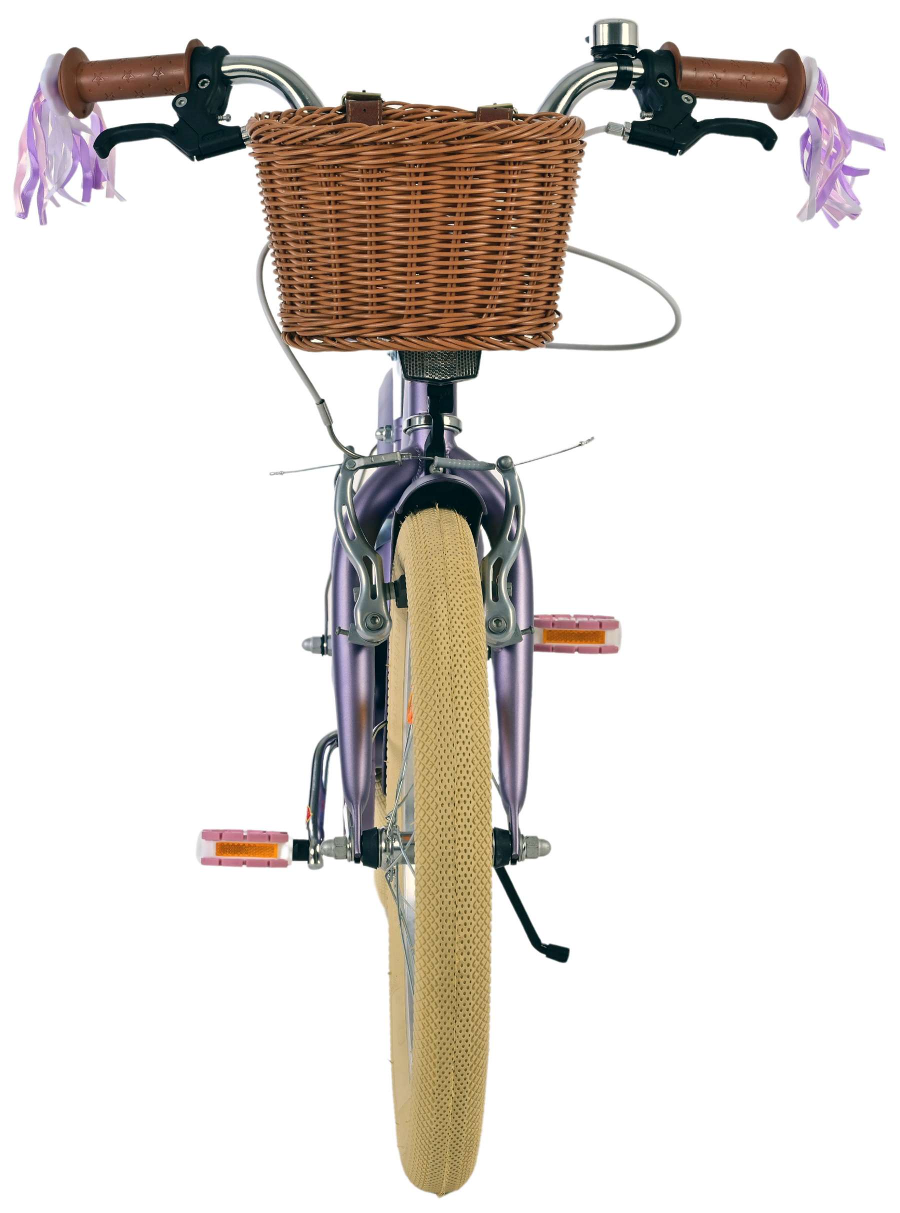 Volare Blossom Kinderfiets - Meisjes - 18 inch - Paars - Twee Handremmen 7 Volare Blossom Kinderfiets - Meisjes - 18 inch - Paars - Twee Handremmen - Afbeelding 7