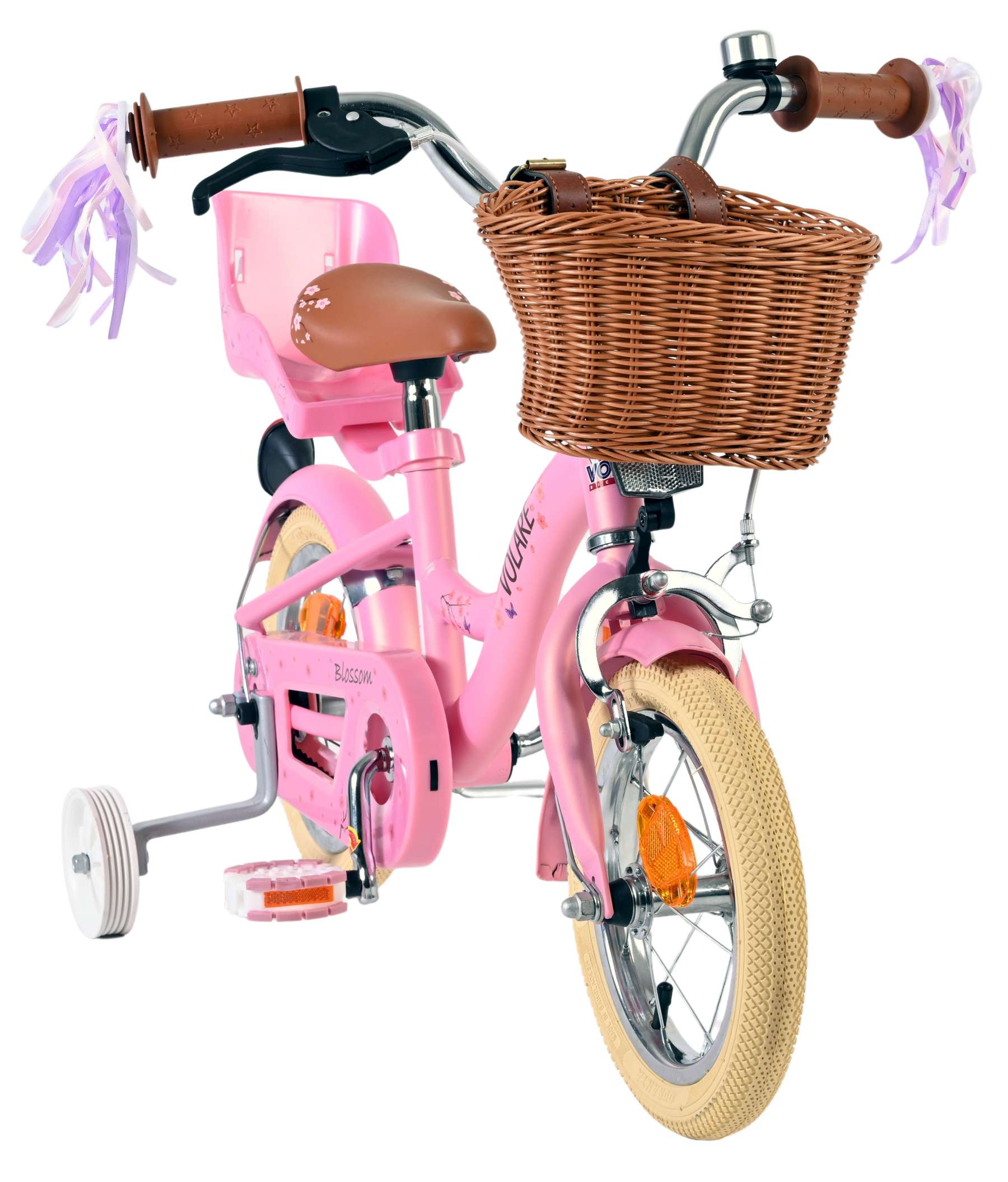 Volare Blossom Kinderfiets - Meisjes - 12 inch - Roze 5 Volare Blossom Kinderfiets - Meisjes - 12 inch - Roze - Afbeelding 5
