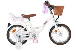 Volare Blossom Kinderfiets - Meisjes - 14 inch - Wit