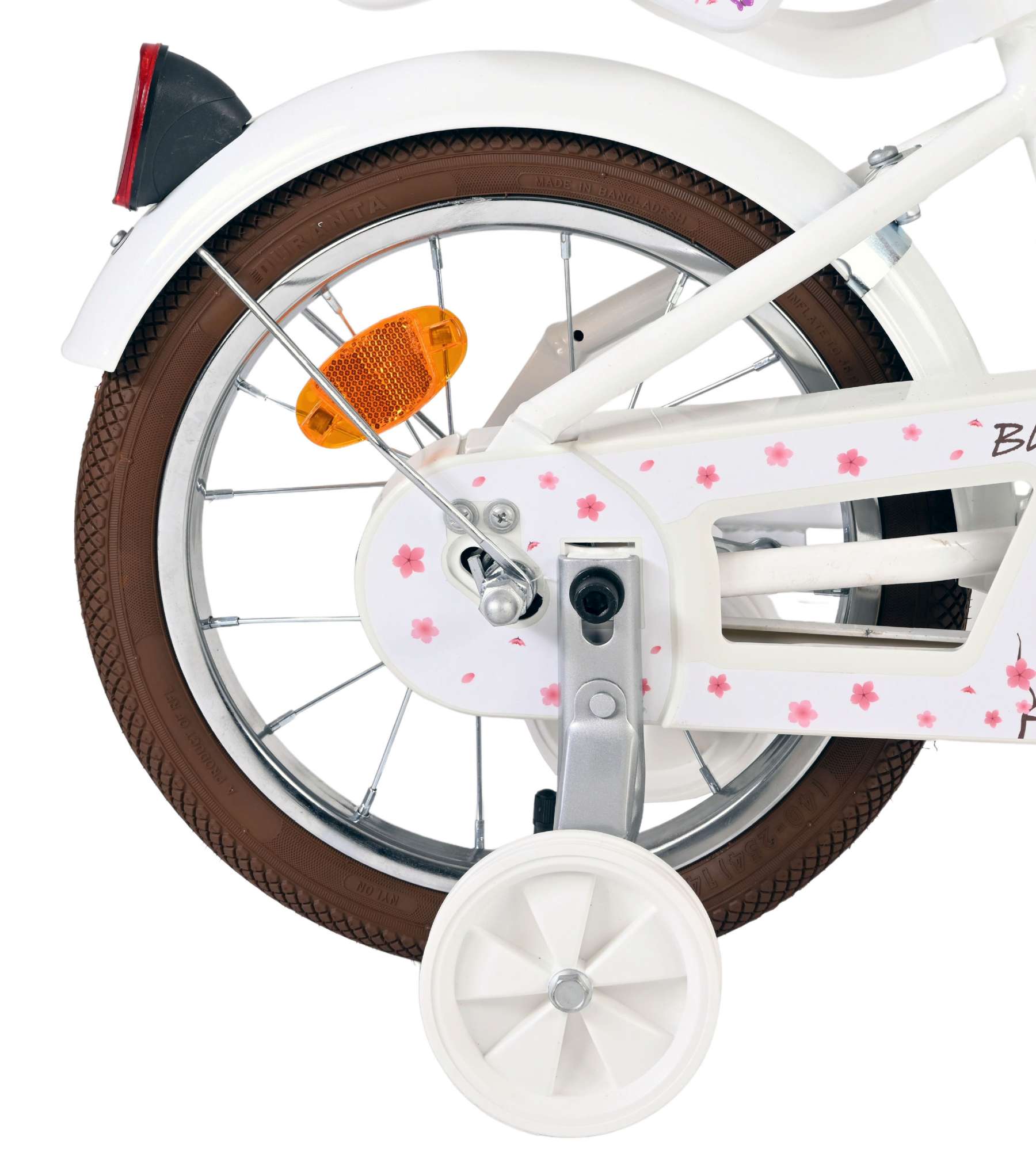 Volare Blossom Kinderfiets - Meisjes - 14 inch - Wit 2 Volare Blossom Kinderfiets - Meisjes - 14 inch - Wit - Afbeelding 2