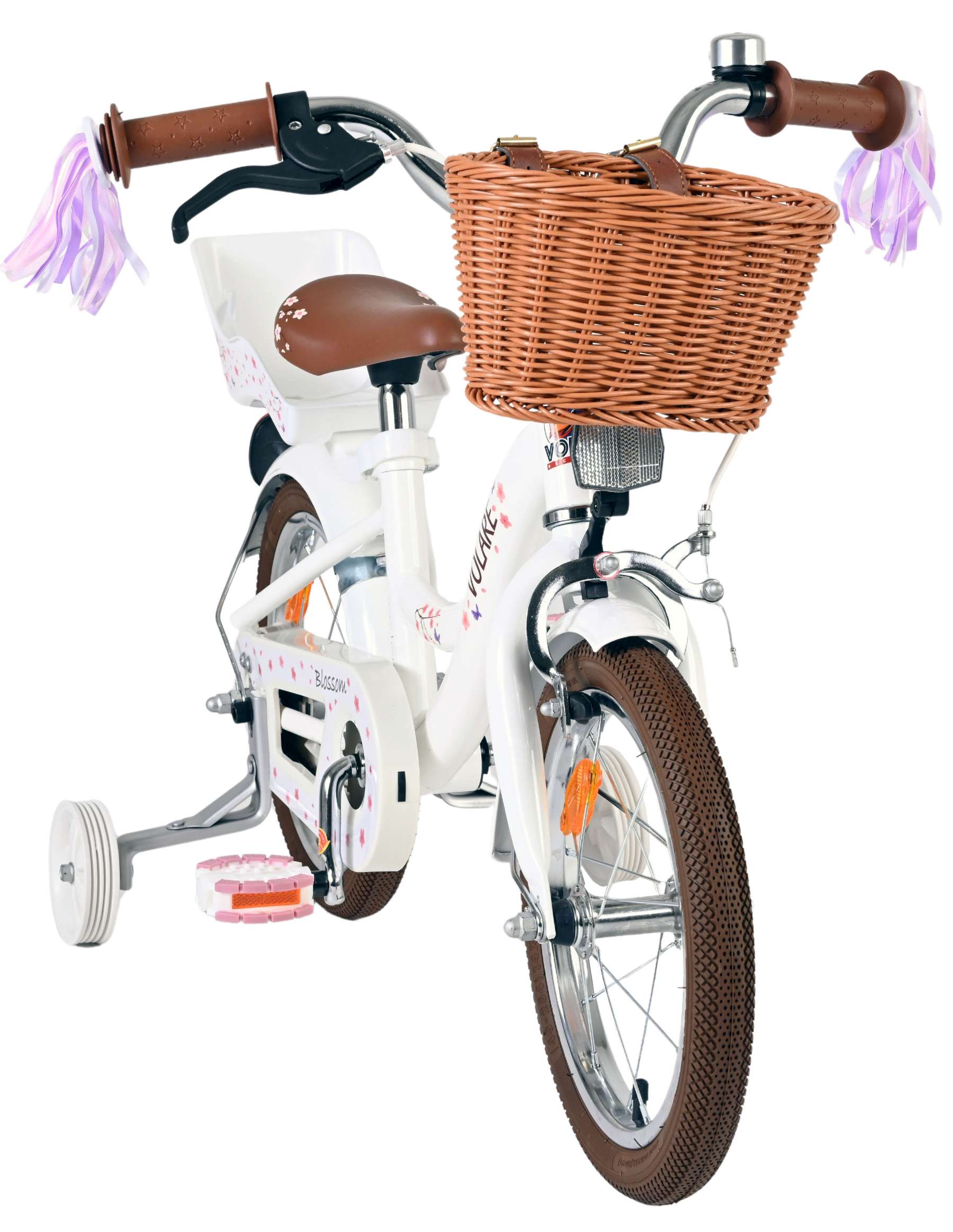 Volare Blossom Kinderfiets - Meisjes - 14 inch - Wit 5 Volare Blossom Kinderfiets - Meisjes - 14 inch - Wit - Afbeelding 5