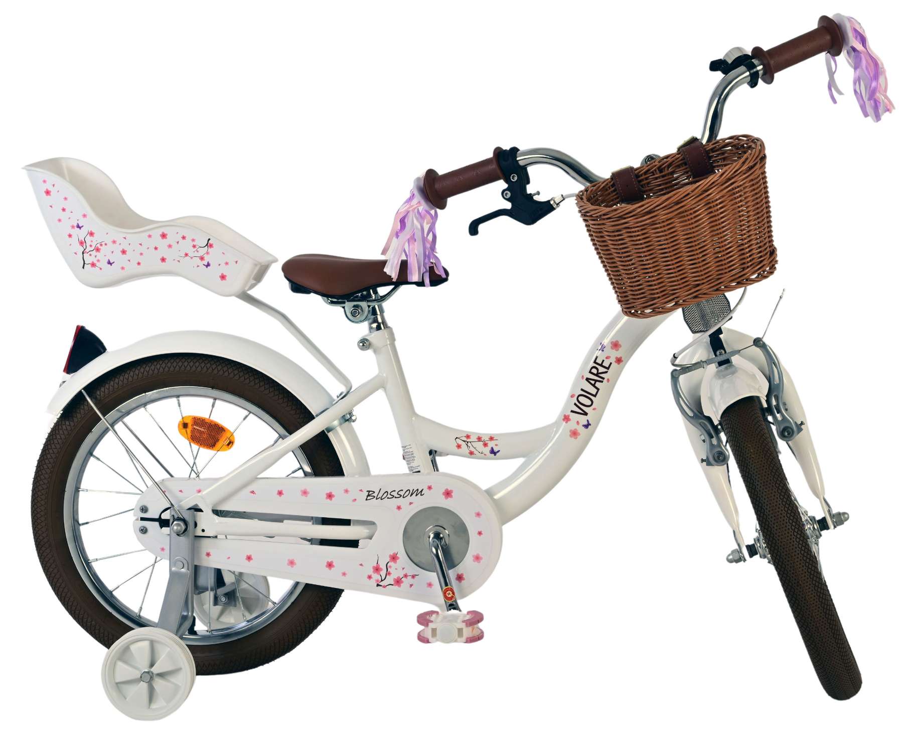 Volare Blossom Kinderfiets - Meisjes - 16 inch - Wit 10 Volare Blossom Kinderfiets - Meisjes - 16 inch - Wit - Afbeelding 10