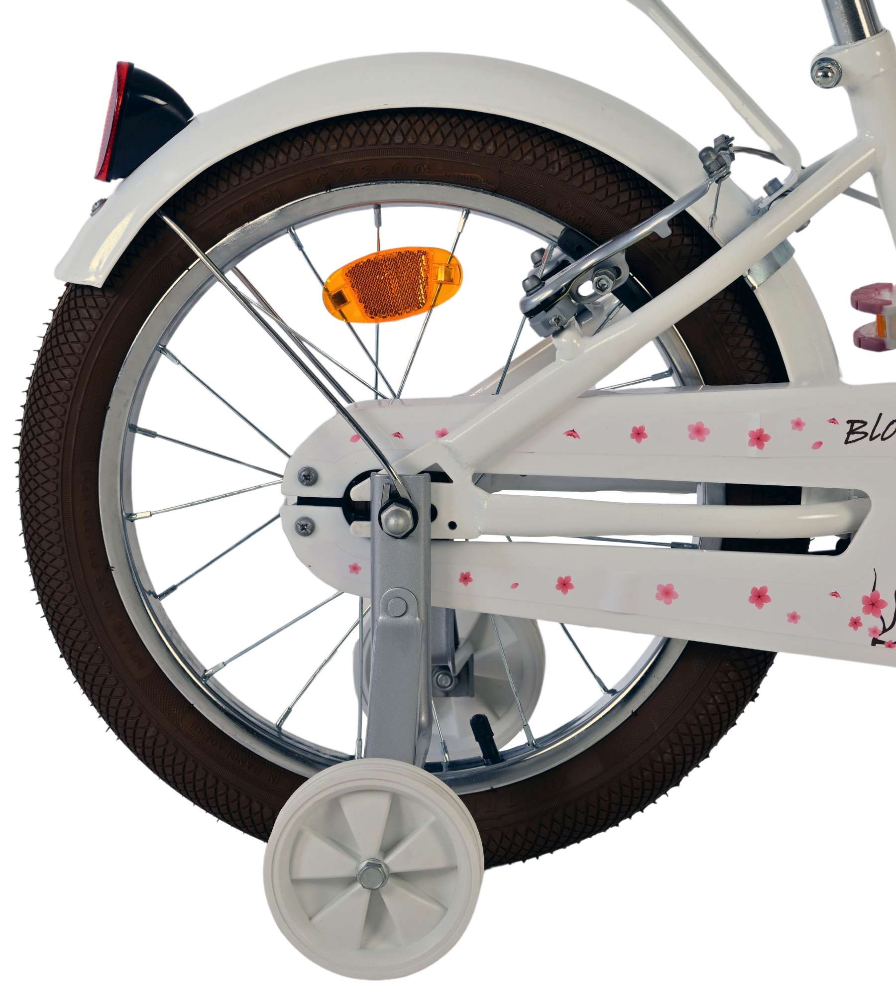 Volare Blossom Kinderfiets - Meisjes - 16 inch - Wit - Twee Handremmen 3 Volare Blossom Kinderfiets - Meisjes - 16 inch - Wit - Twee Handremmen - Afbeelding 3