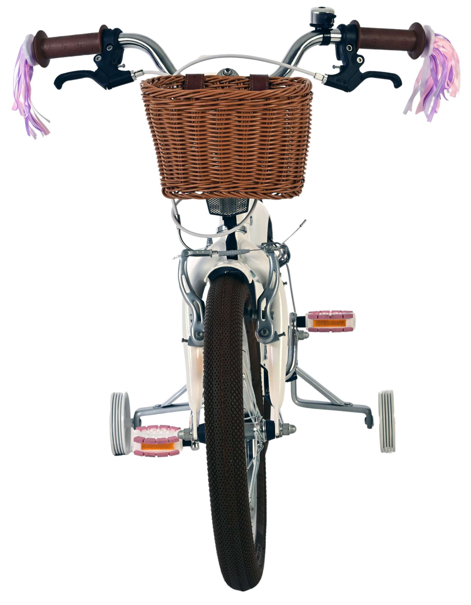 Volare Blossom Kinderfiets - Meisjes - 16 inch - Wit - Twee Handremmen 7 Volare Blossom Kinderfiets - Meisjes - 16 inch - Wit - Twee Handremmen - Afbeelding 7