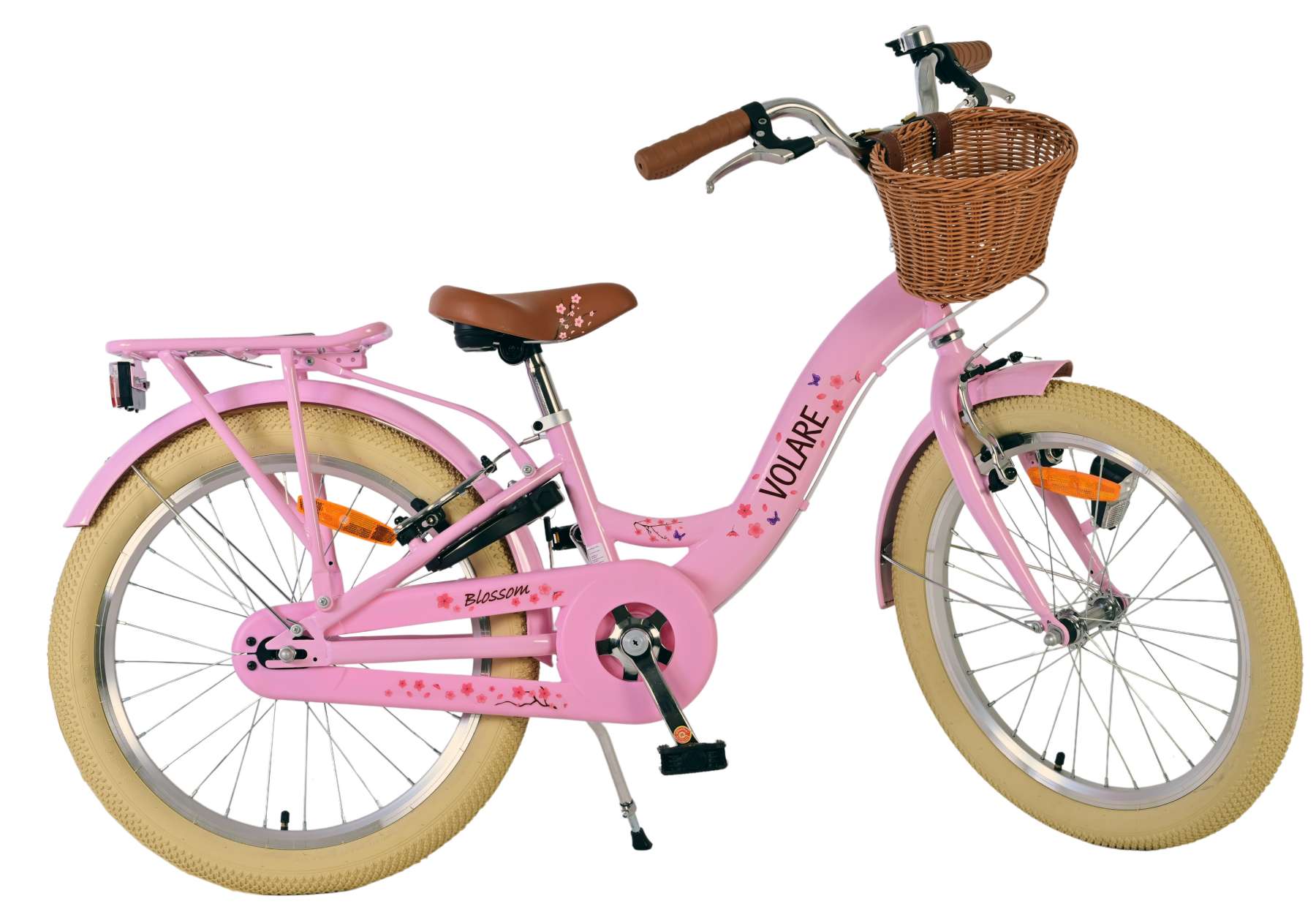 Volare Blossom Kinderfiets - Meisjes - 20 inch - Roze - Twee handremmen 2 Volare Blossom Kinderfiets - Meisjes - 20 inch - Roze - Twee handremmen - Afbeelding 2